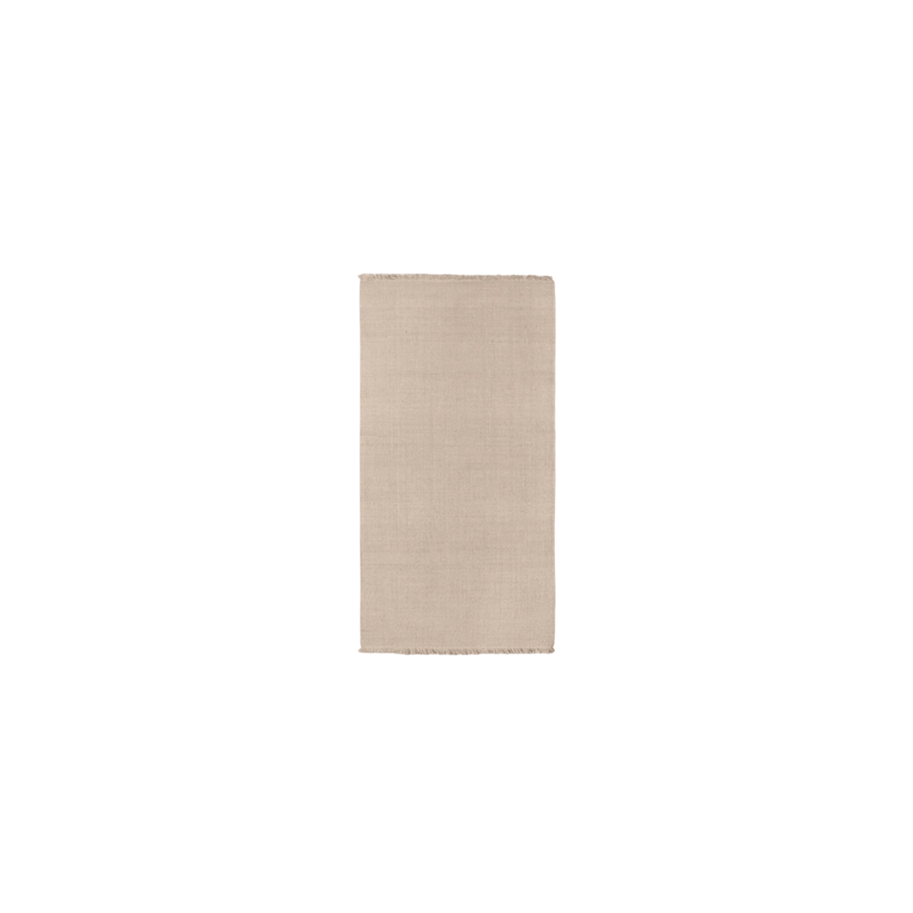 Louise Roe Found 01 Gulvtæppe 90x180 Sanded Beige