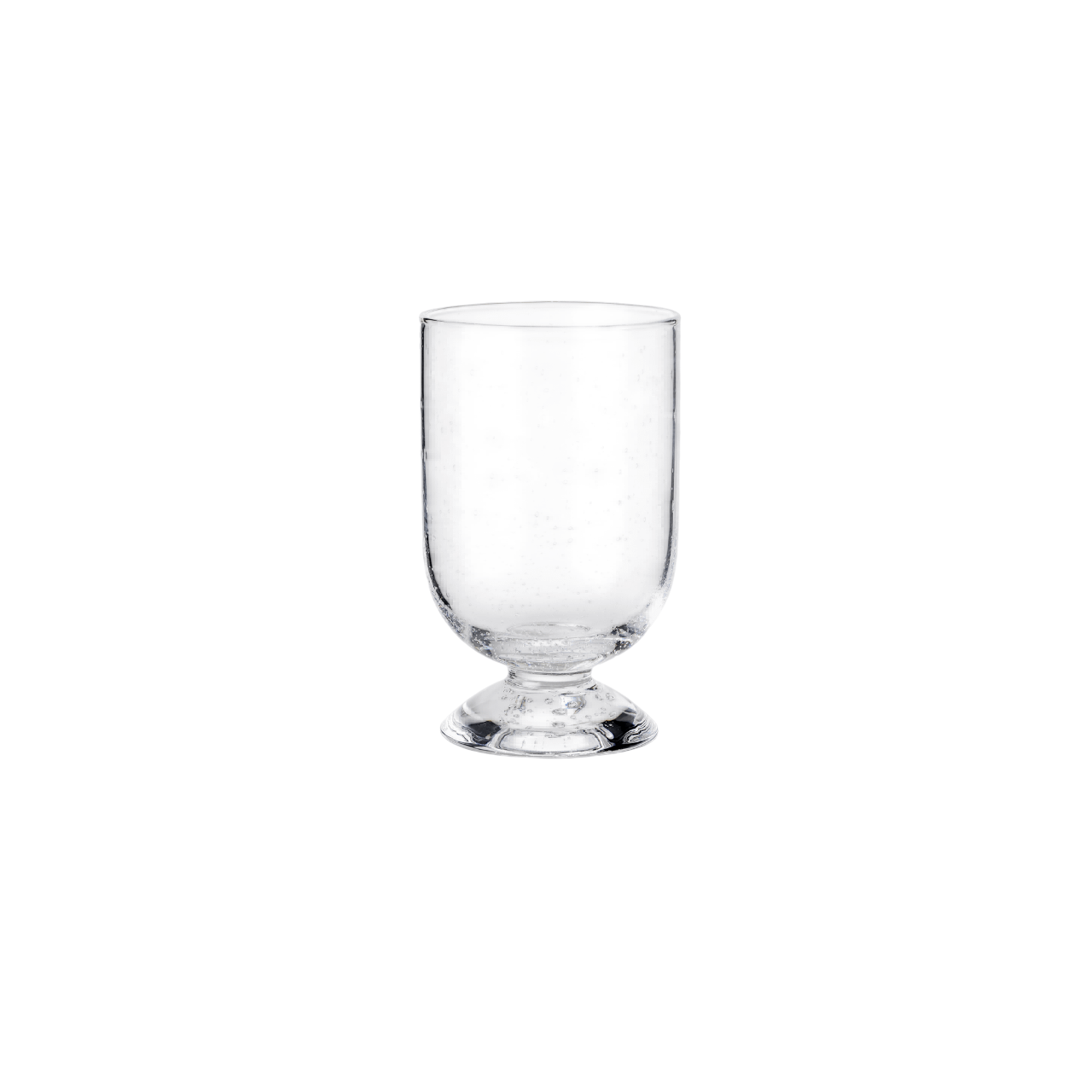 Szklanka do wody Louise Roe Bubble, wysoka, 450 ml, Przezroczysty/ bąbelkowa