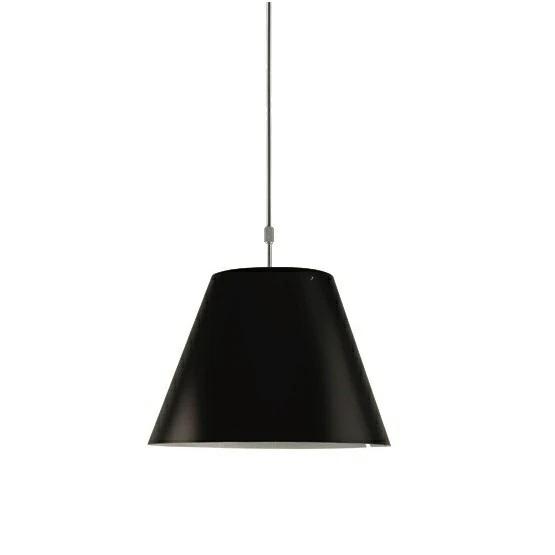 Luceplan Costanza Lampa Wisząca Up/Down Aluminiowy M. Klosz Czarny