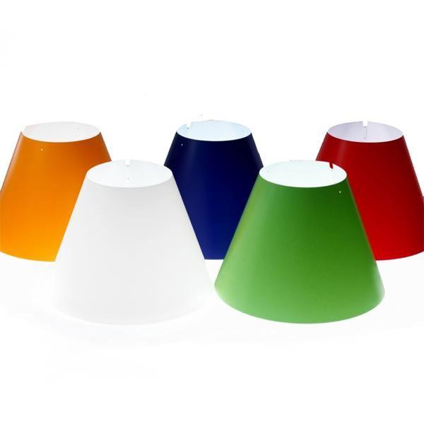Luceplan Costanza Floor Lamp Orange w. dimmer