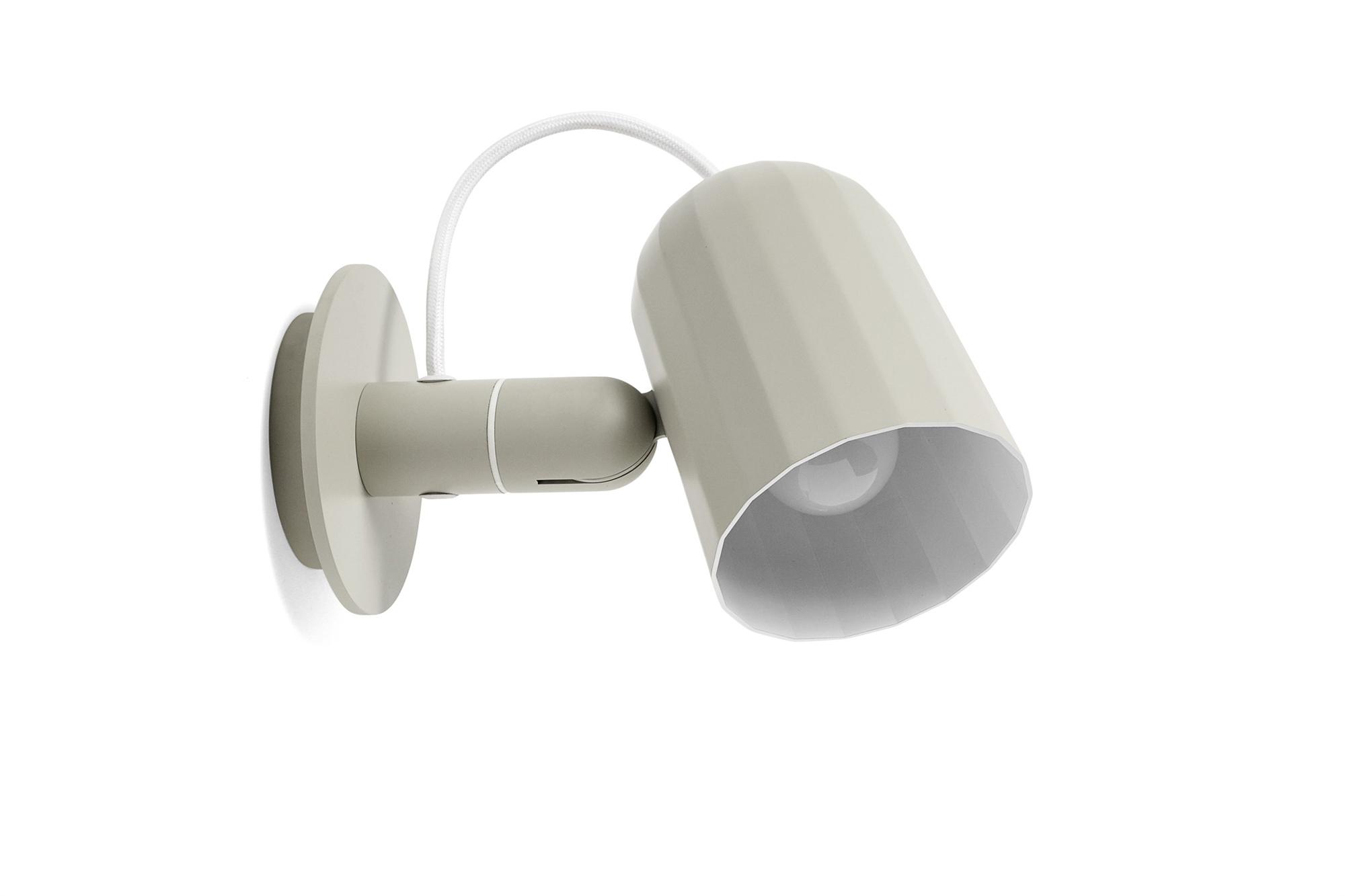 HAY Noc Vegglampe Beige med Ledning