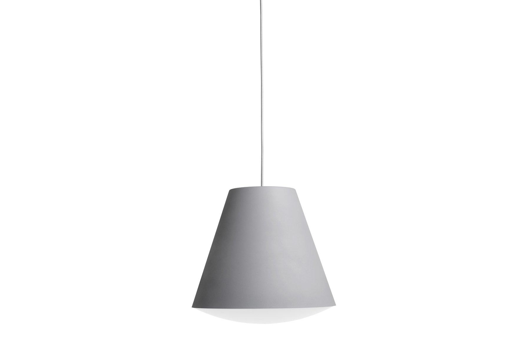 Wrong.London Sinker Lampa wisząca Duża Szara