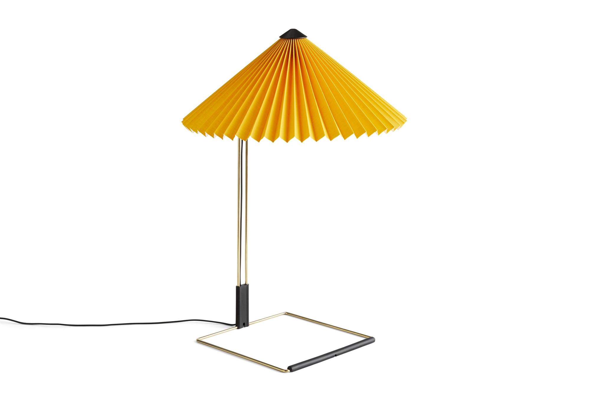 Hay Matin Table Lamp Medium Yellow, Small Beach Table Lamp