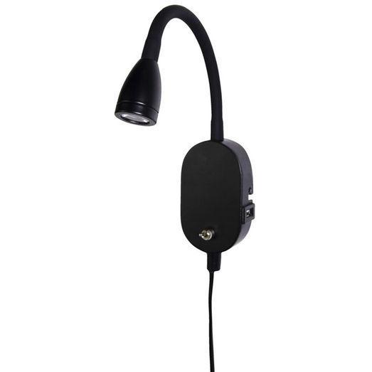 Dyberg Larsen MOLS LED-USB-Flex-Wandleuchte Schwarz