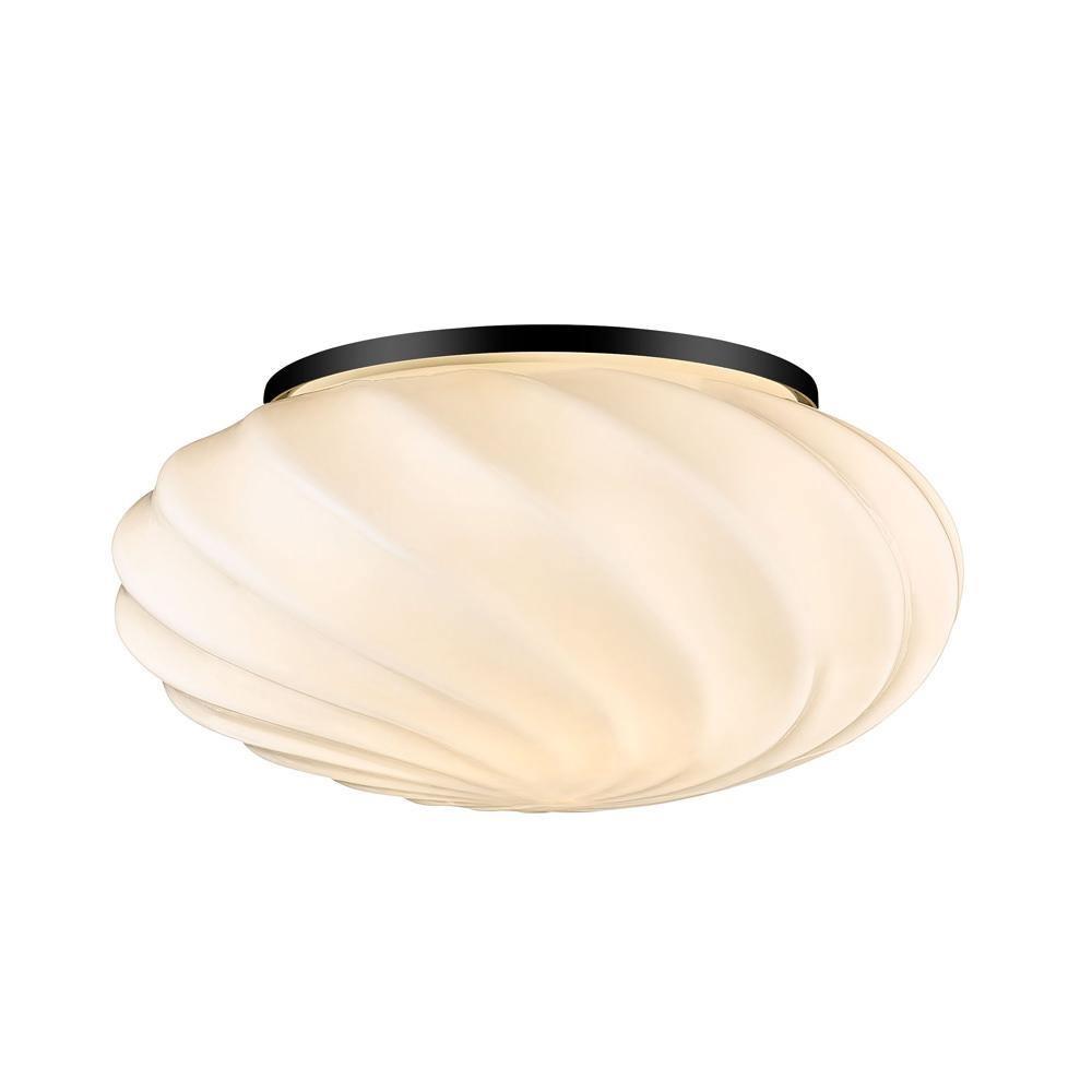 Halo Design Twist Vägglampa Opal Svart Metall