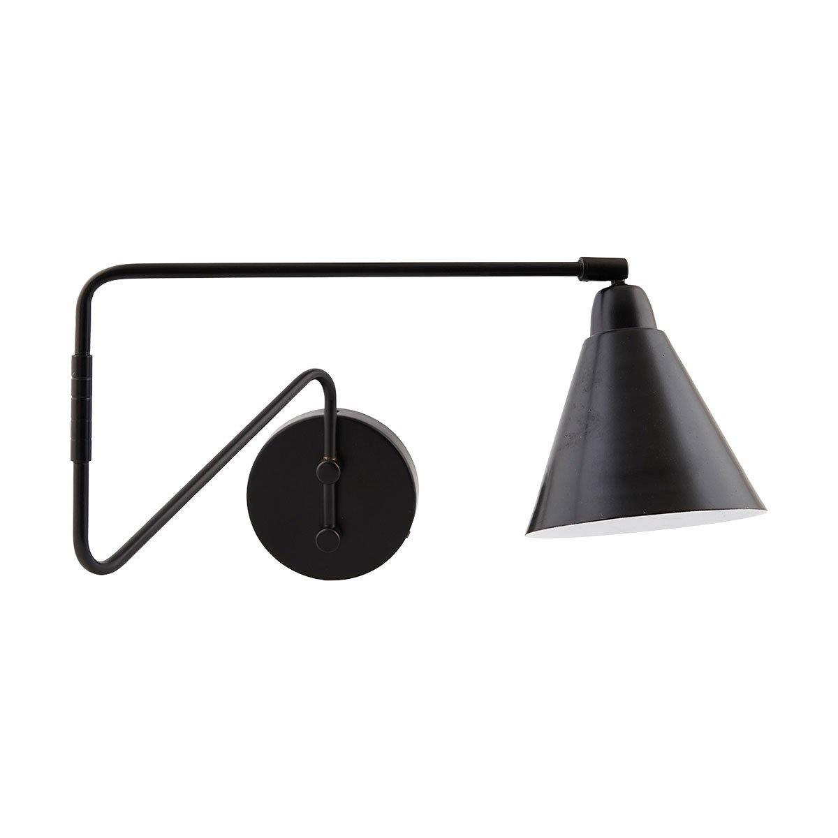 House Doctor Game Wandlamp Lang Zwart