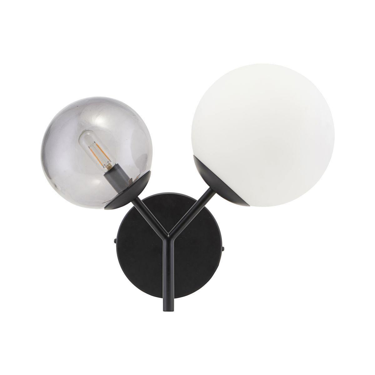 House Doctor Twice Wall Lamp Black