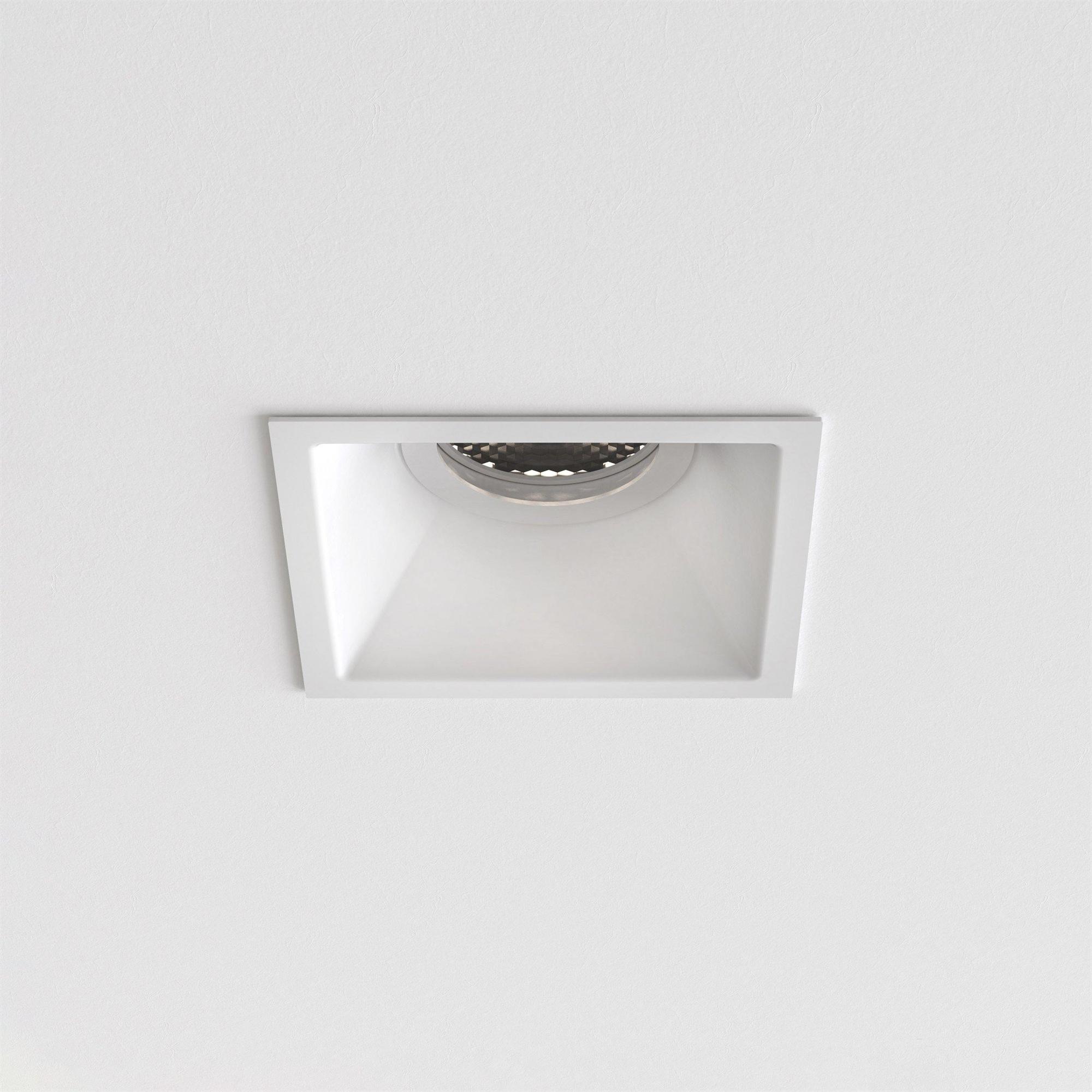 Astro Minima Square Fixed Fire-Rated IP65 Matt White