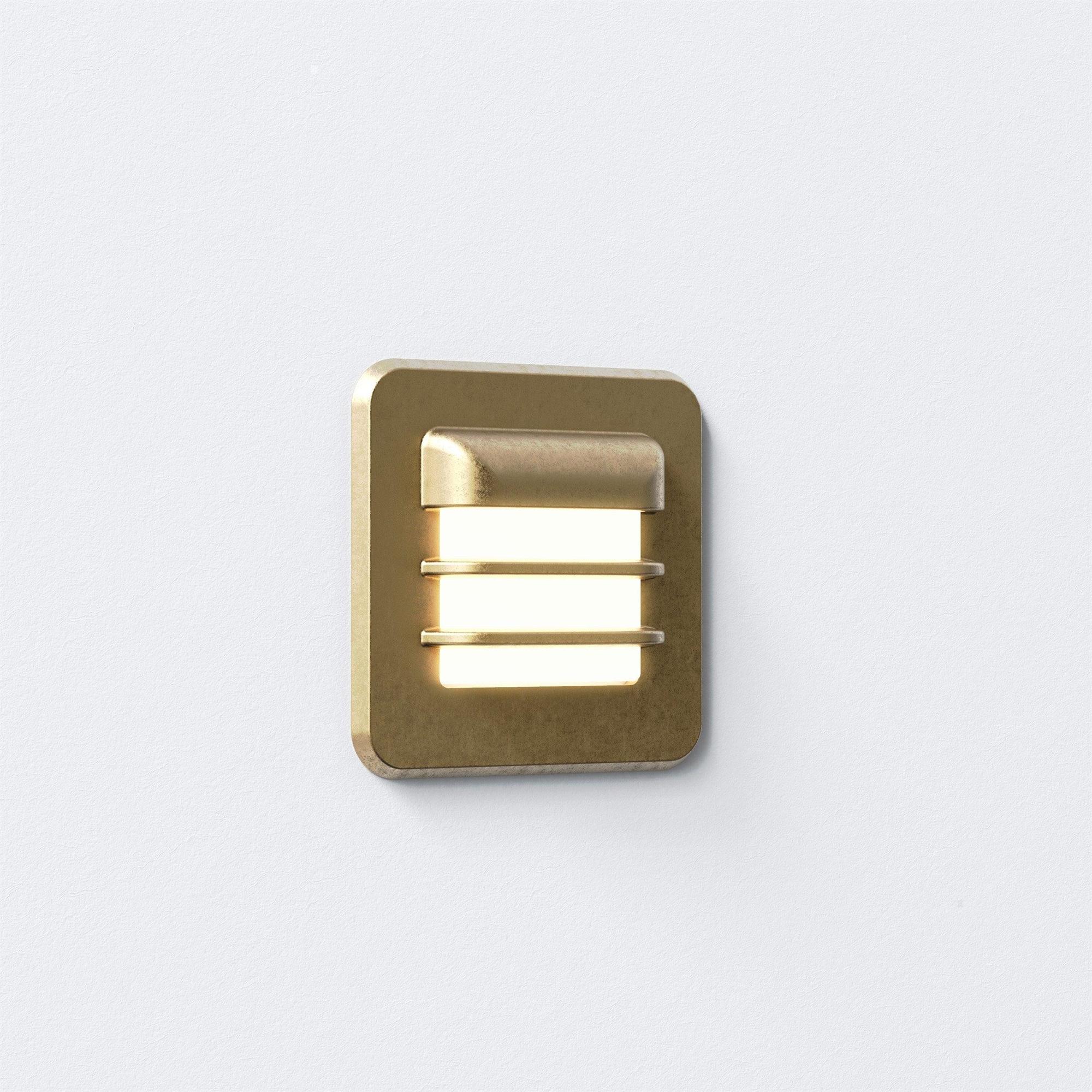Astro Arran Square LED Coastal Brass