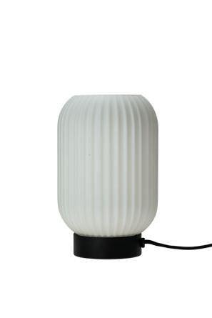 Dyberg Larsen Riflet table lamp Opal H23 Opal/ Sort