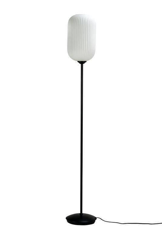 Dyberg Larsen Riflet Floor lamp Opal Opal/ Sort