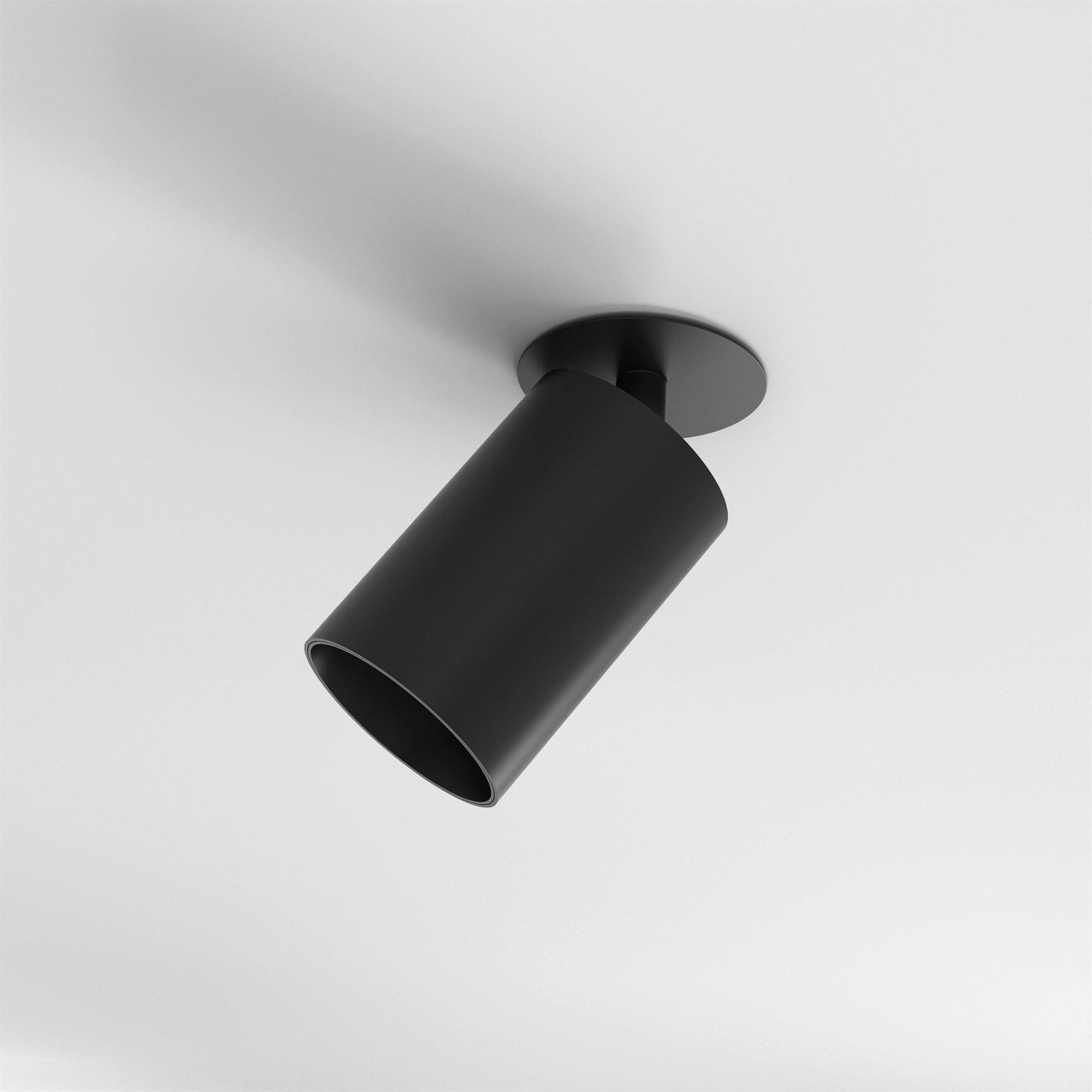 Astro Can 75 Recessed Matt Black