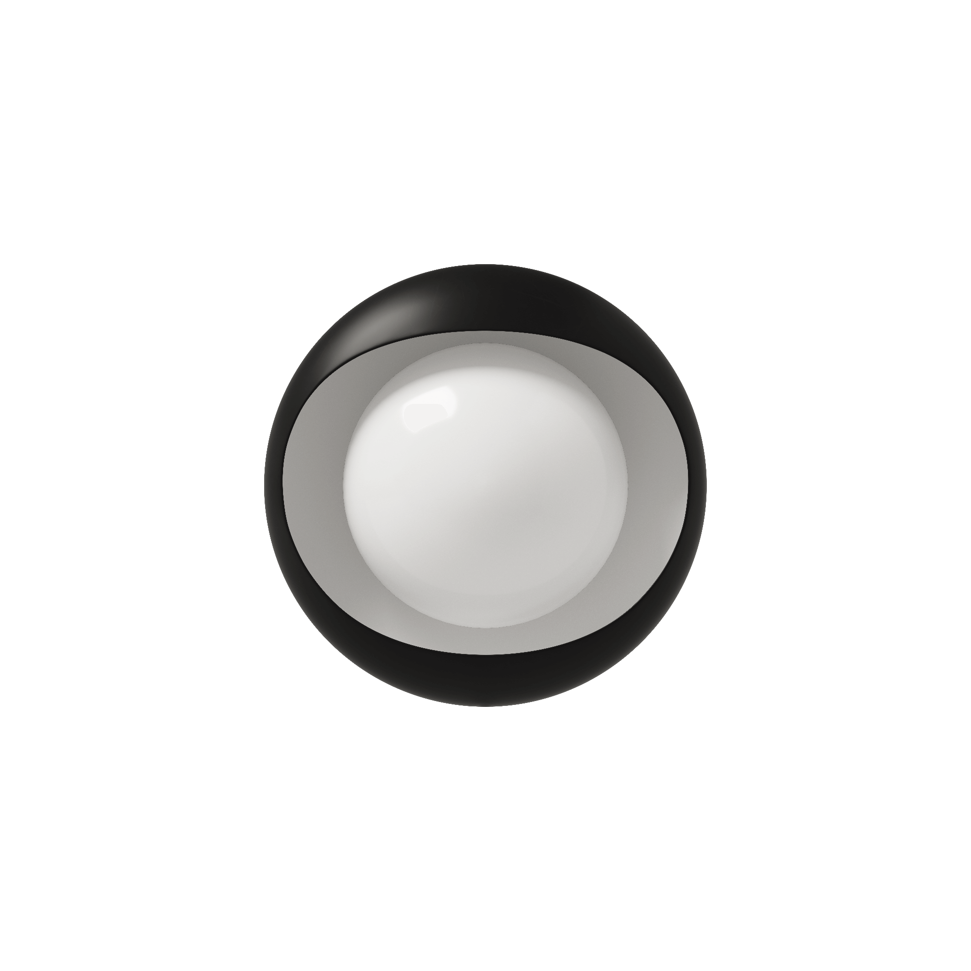 LYFA CORNEA 220 Wandlampe Schwarz/ Opal