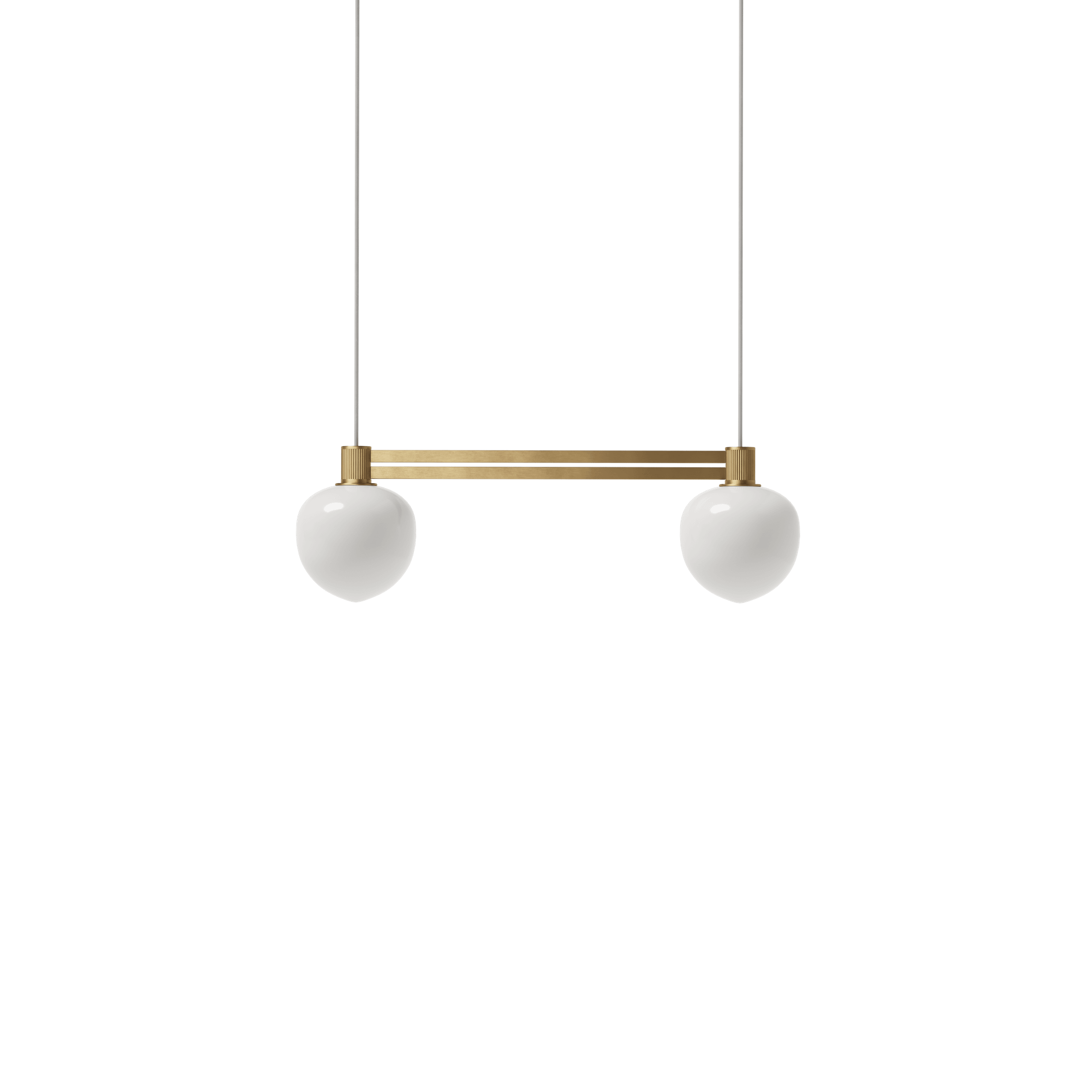 LYFA MEMOIR 120 SIDE BY SIDE II Hanglamp Messing/ Opaal