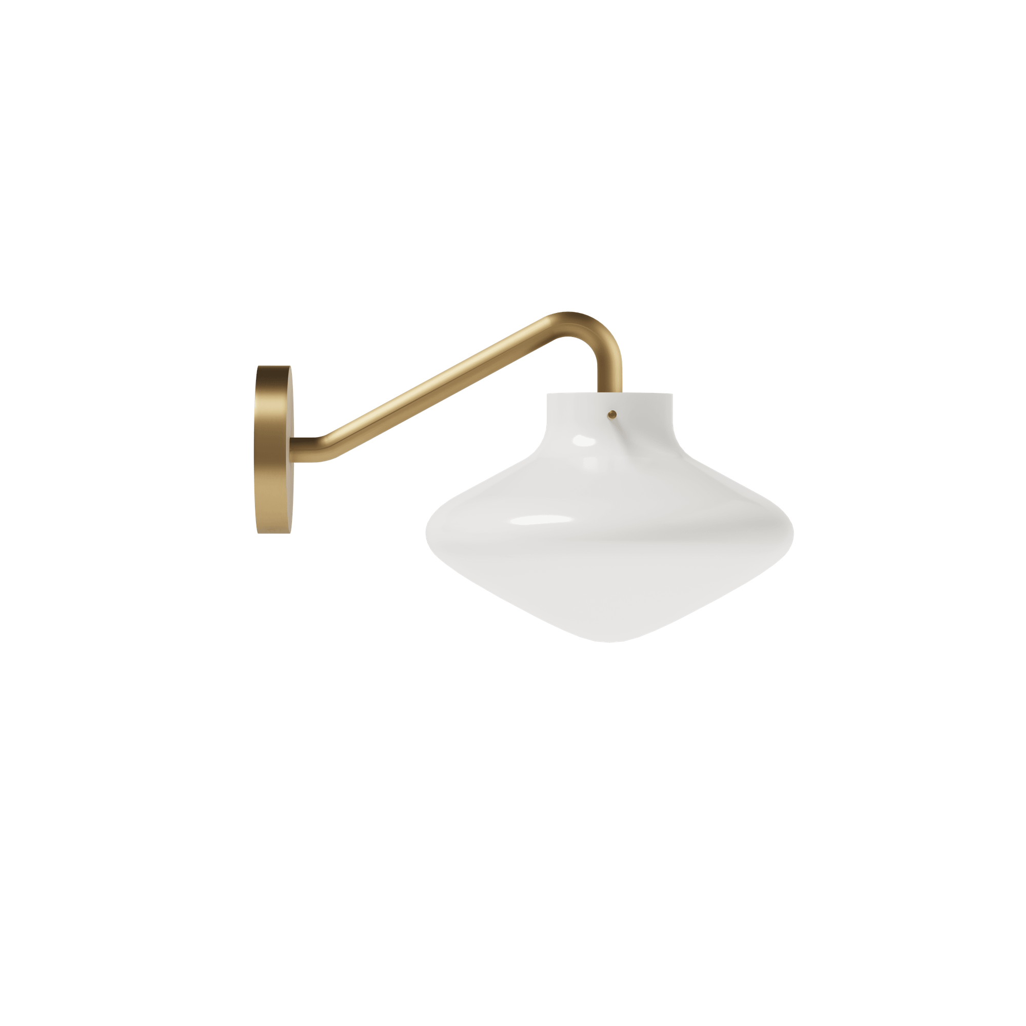 LYFA REPOSE 175 Wall Lamp Brass/ Opal