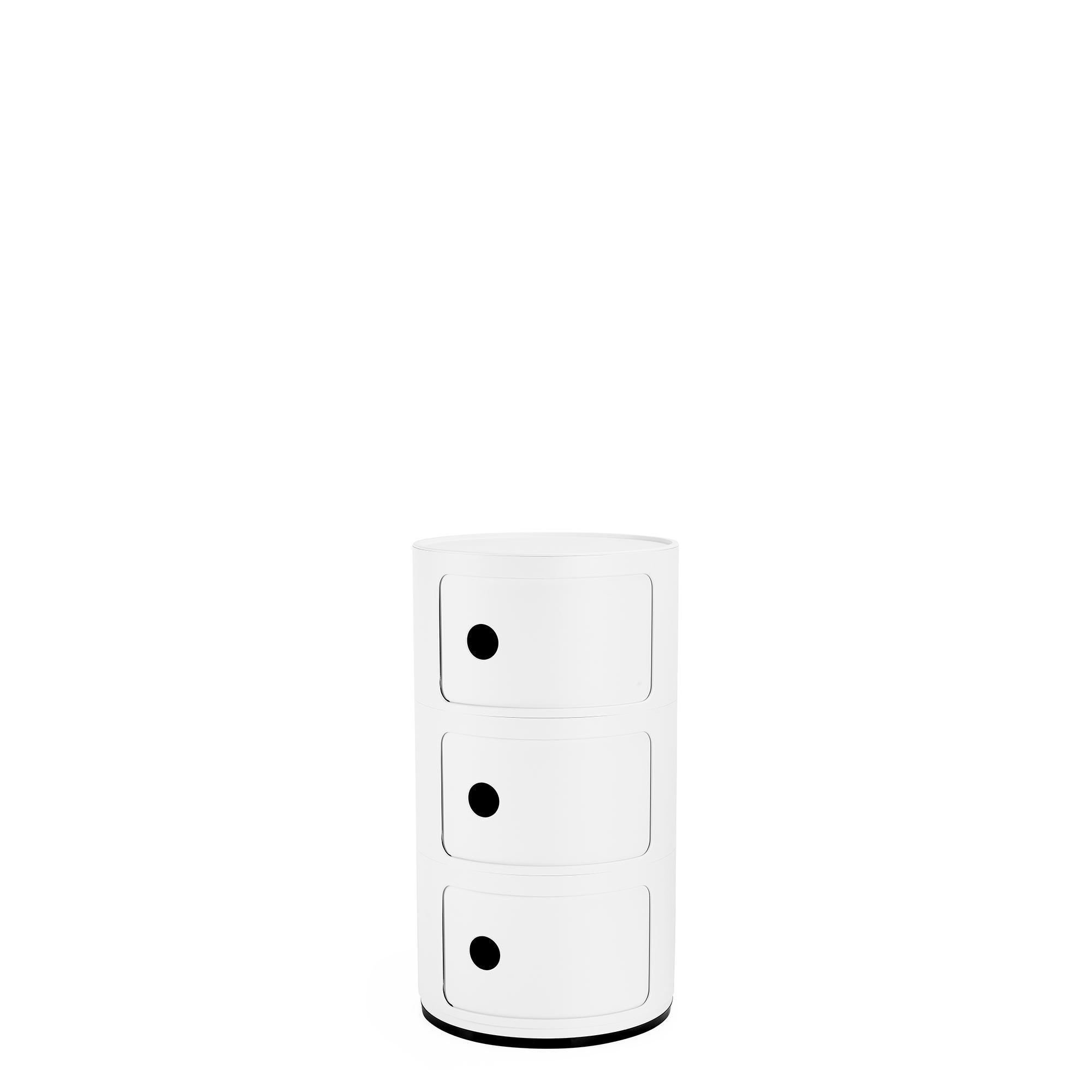 Kartell Componibili 3 Kaappi Matt White