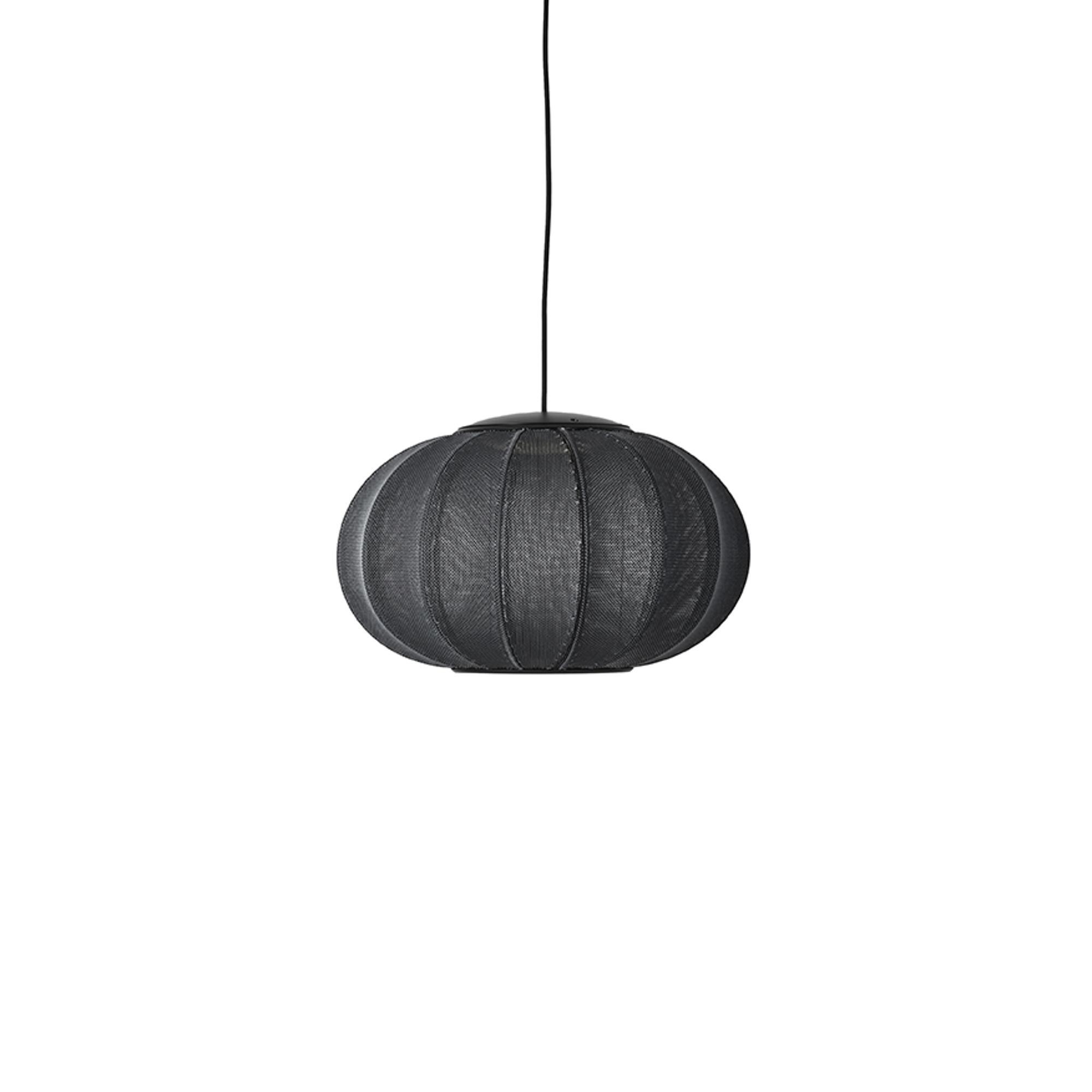 Made By Hand Knit-Wit Oval Pendel Ø45 Sort LED