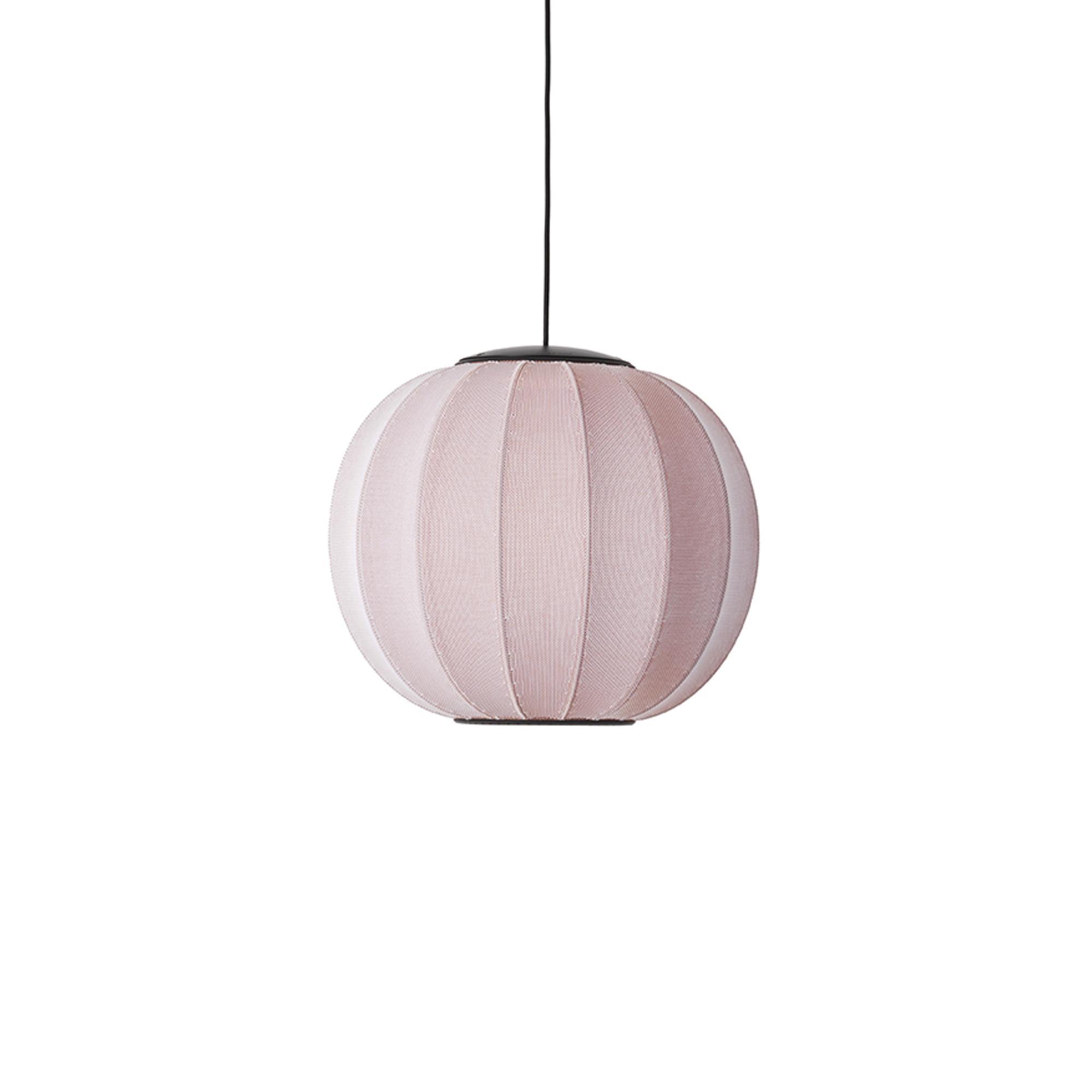 Made By Hand Knit-Wit Suspension Ronde Ø45 Pierre de Sable LED