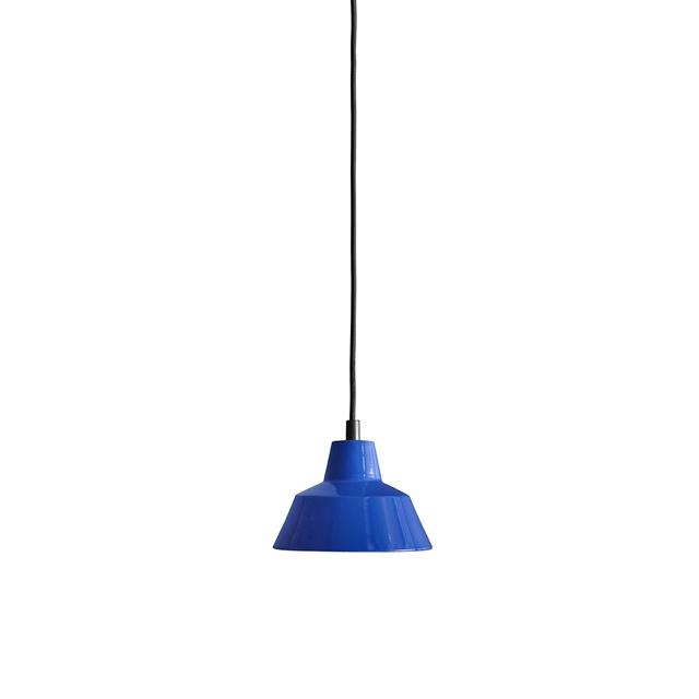 Made By Hand Værkstedslampe Pendel Blå W1