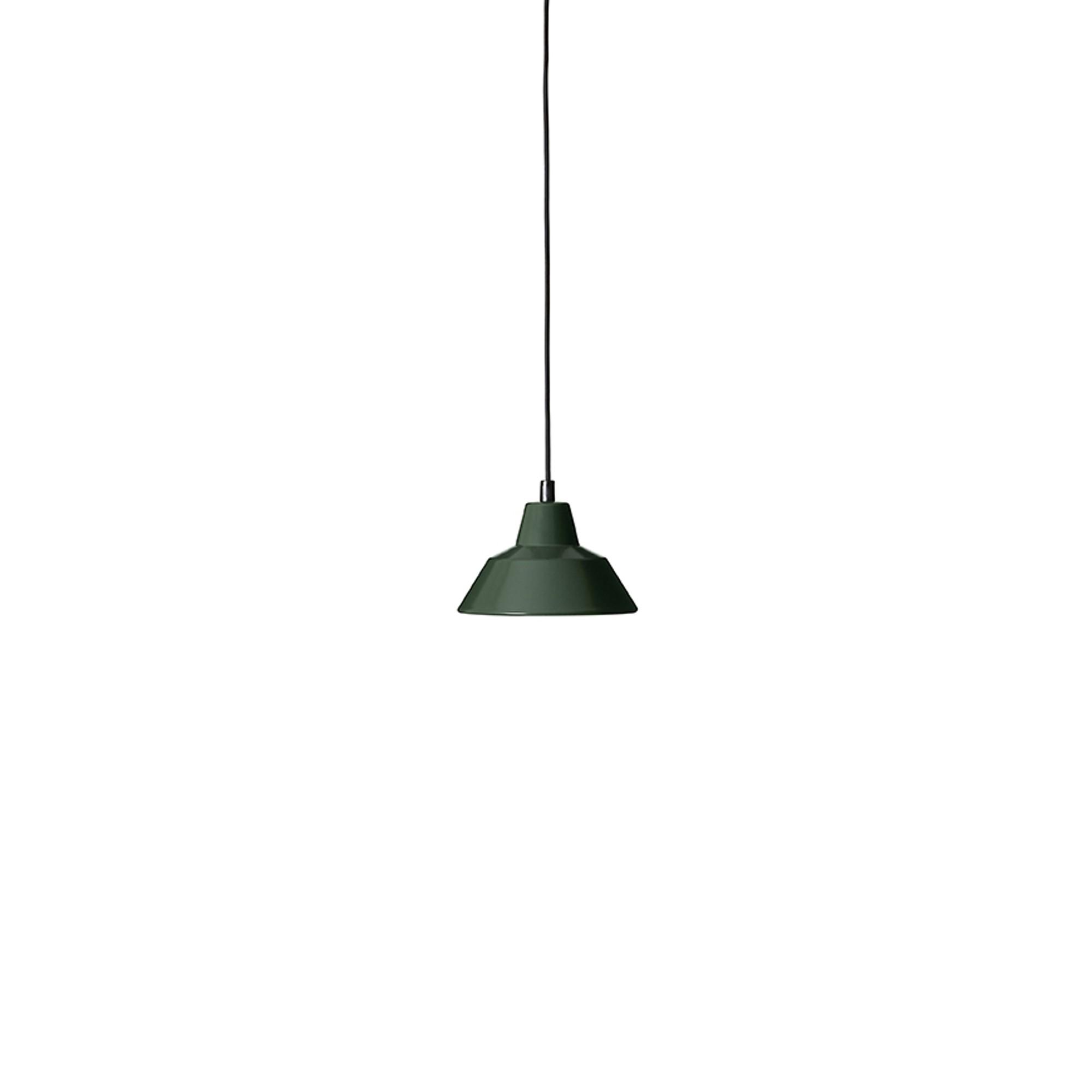 Made By Hand Werkstattlampe Pendel Racing Green W1