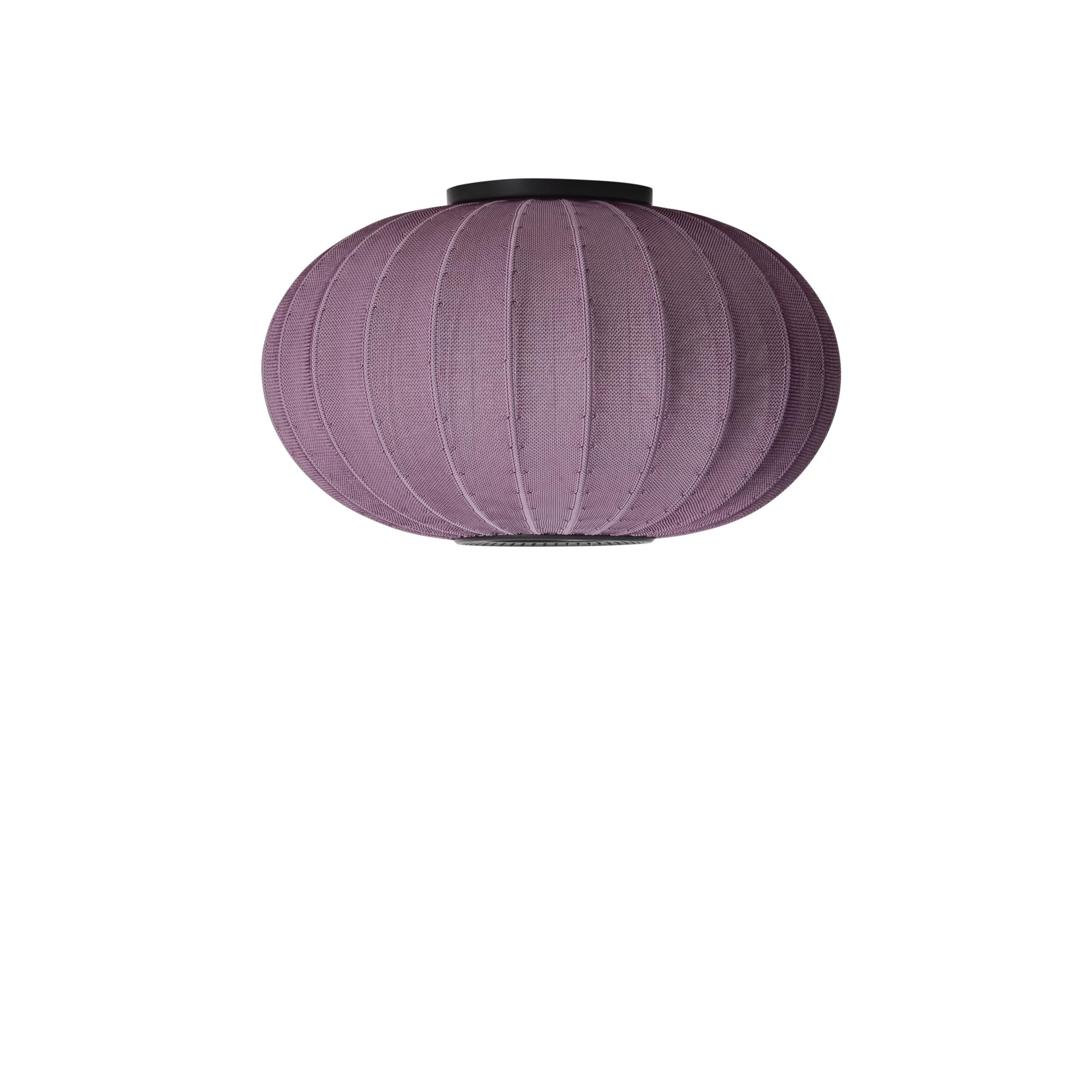 Made By Hand Knit-Wit Ovale Plafond-/ Wandlamp Ø57 Burgundy