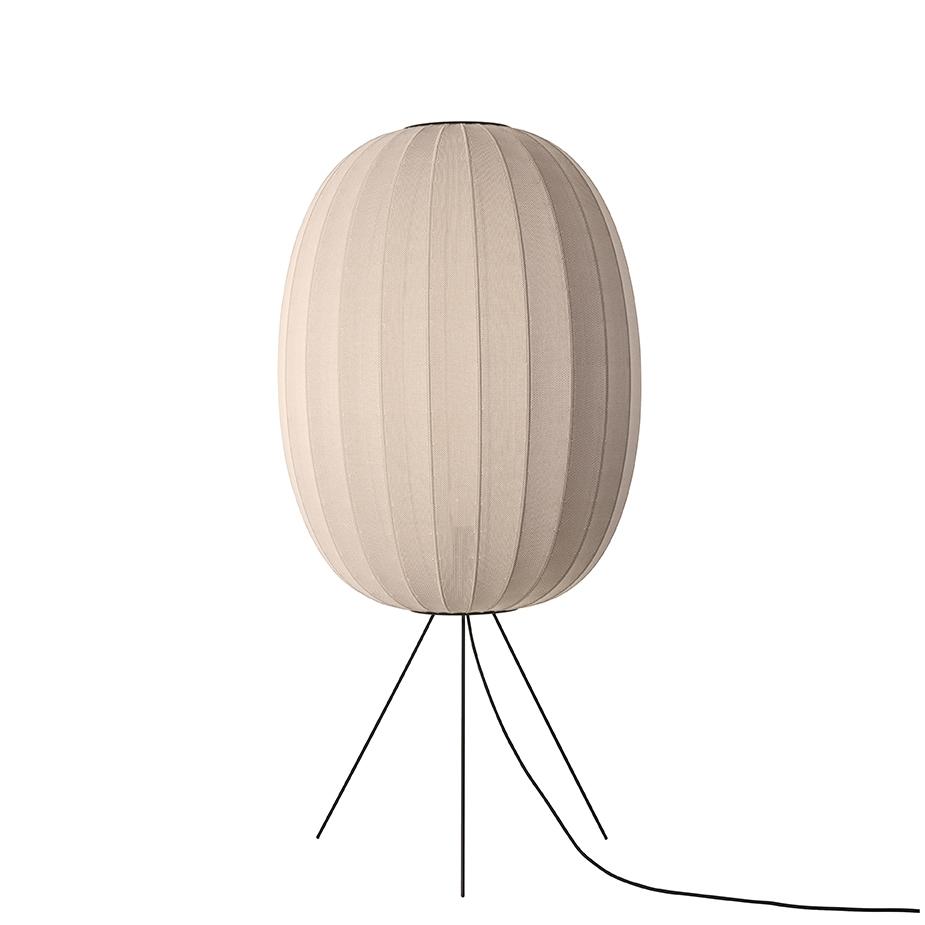 Made By Hand Knit-Wit High/Oval Gulvlampe Ø65 Sand Stone