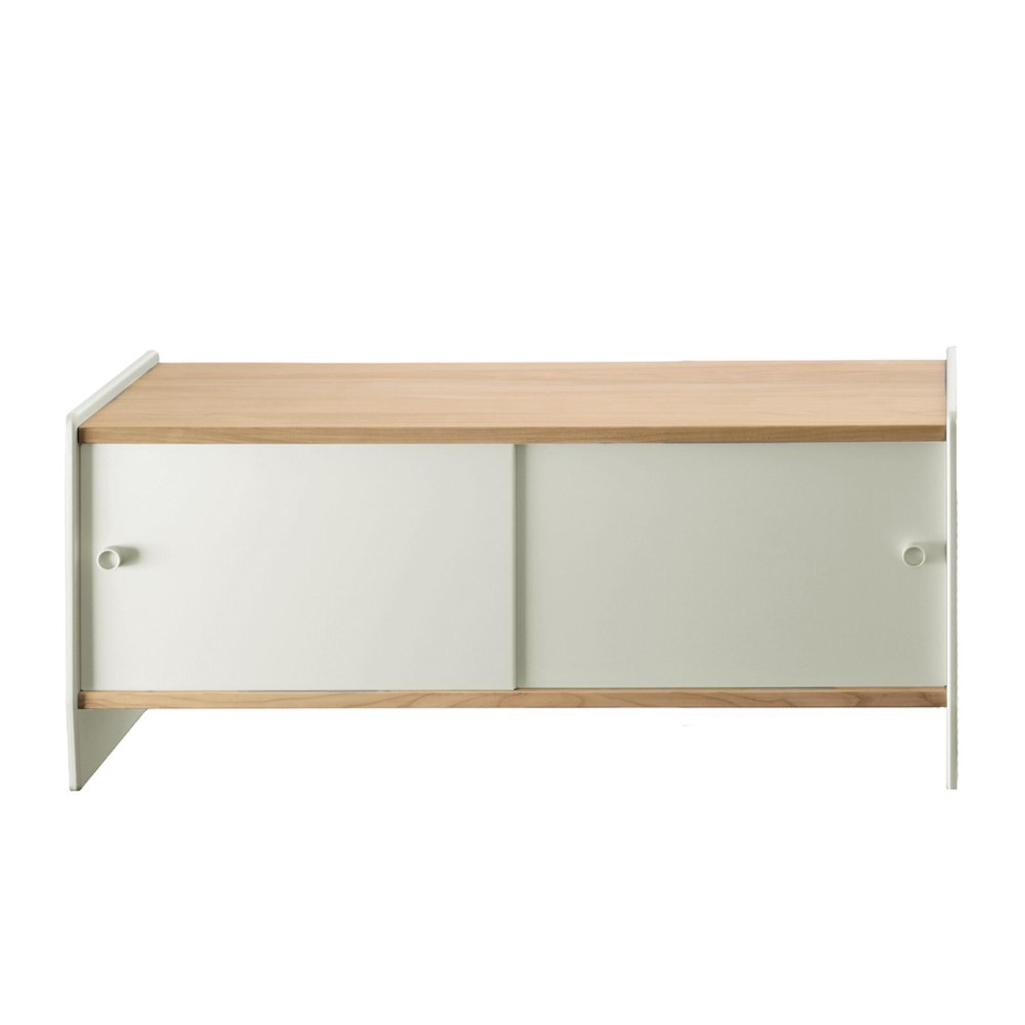 Magis Theca Credenza Con Ripiani 93x43x78 Alluminio/ Ciliegia Naturale