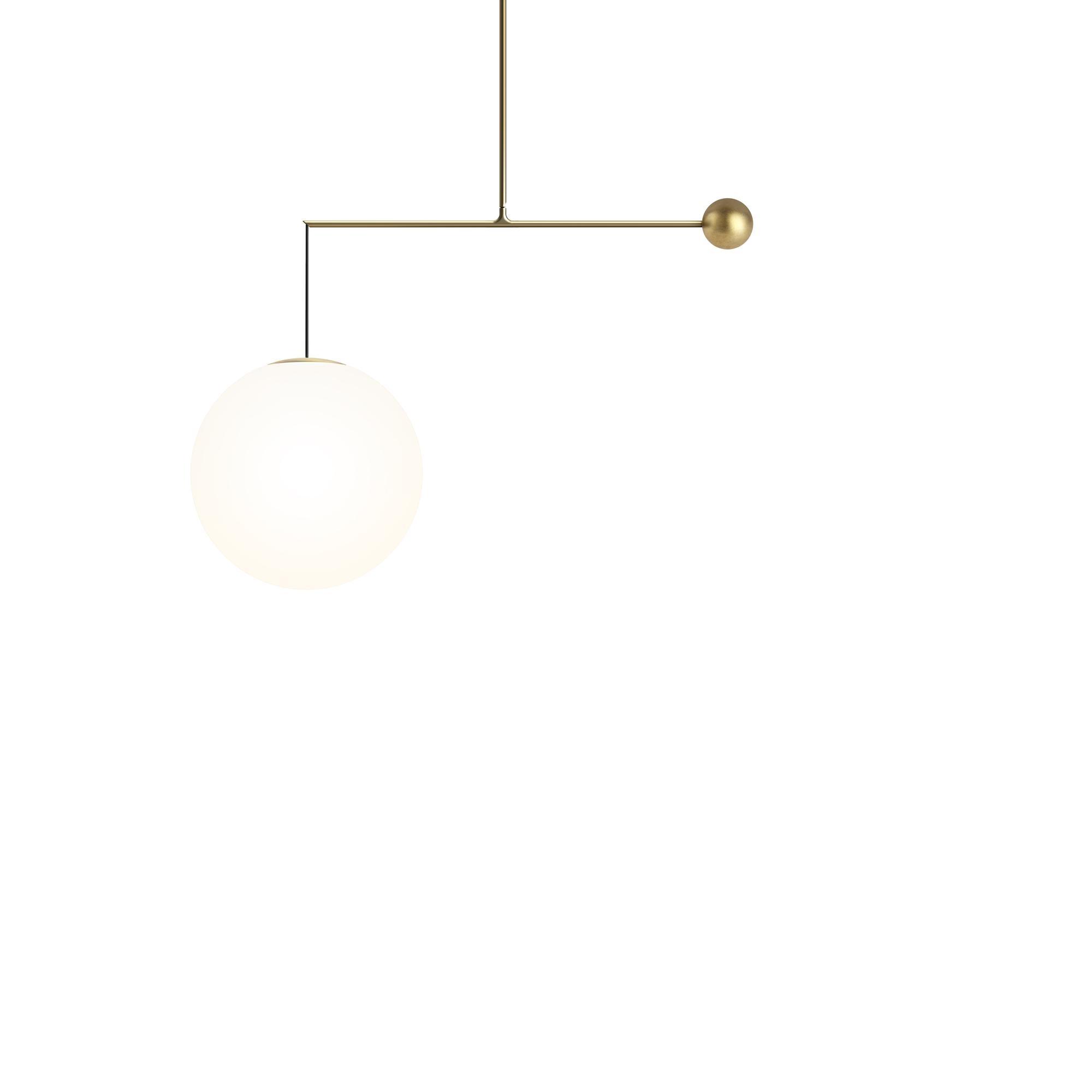 Luceplan Malamata Pendant Ø48 Brass