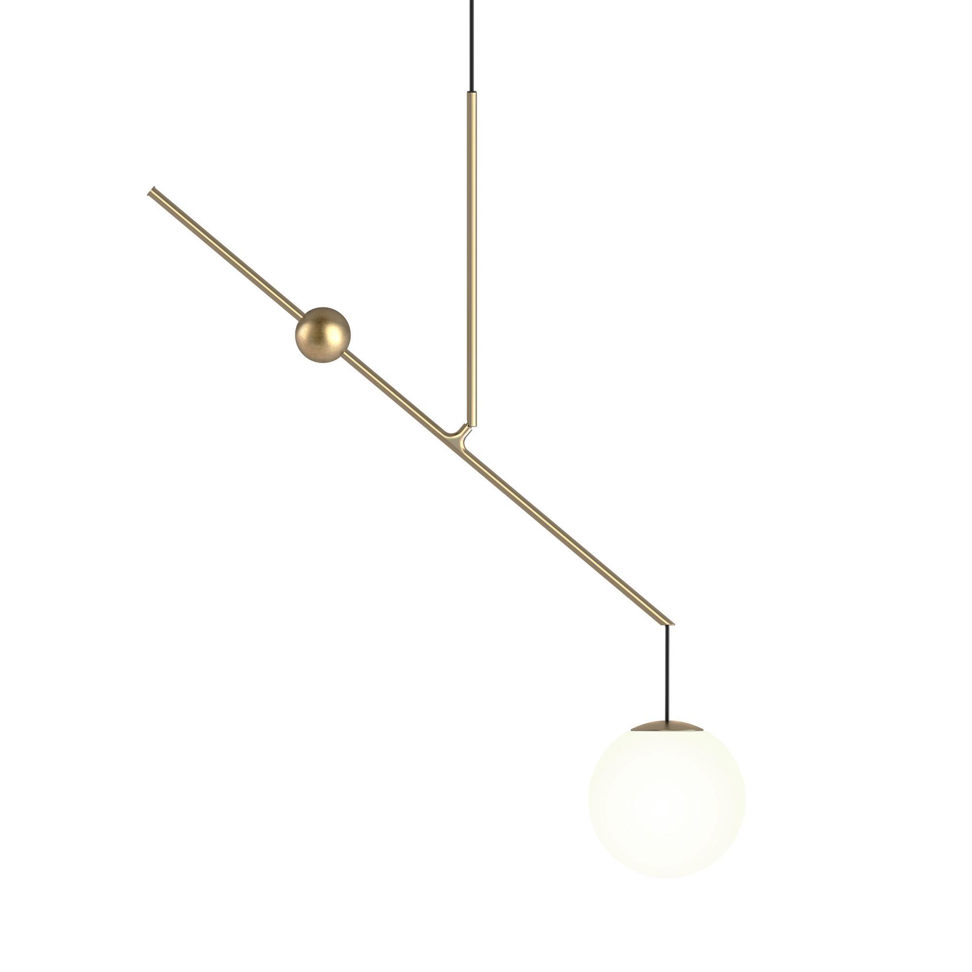 Luceplan Malamata Pendant Ø22 Brass