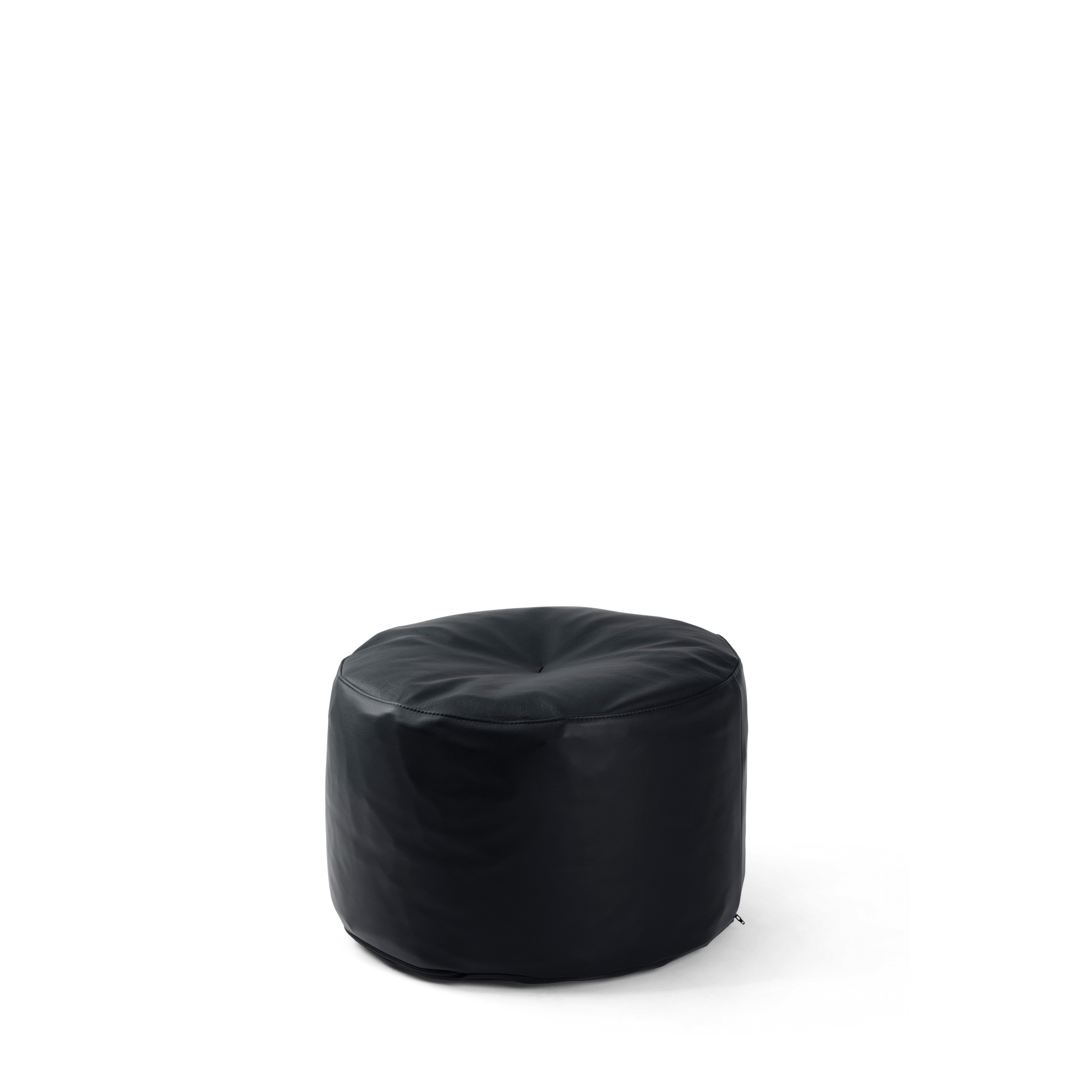 Pouf Bent Hansen Morocco M48 senza Bottoni Nero