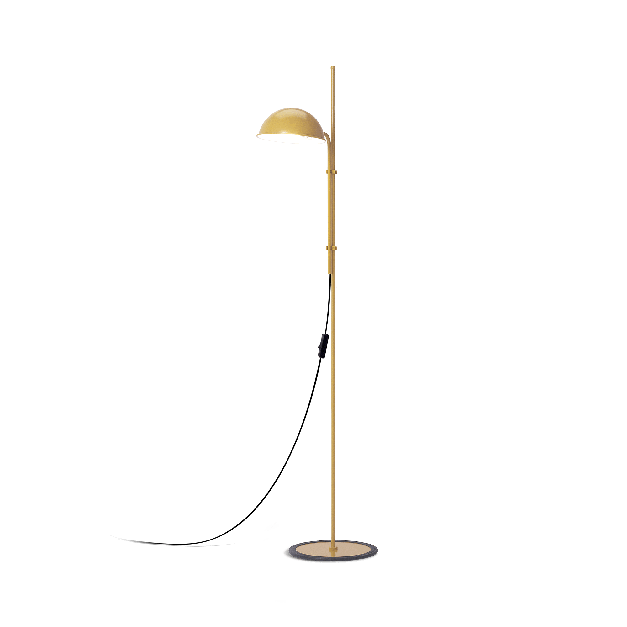 Marset Funiculí Floor Lamp Mustard Yellow