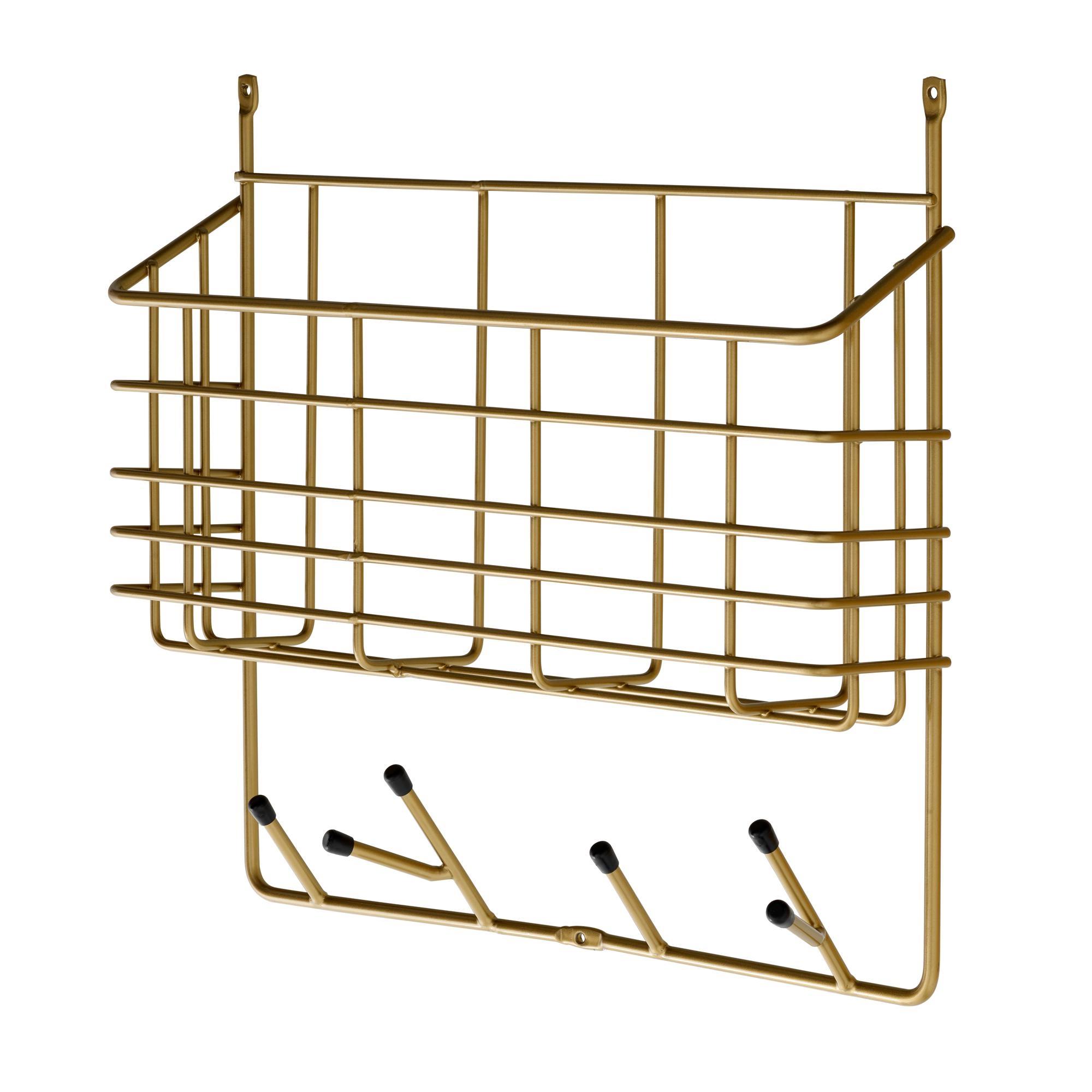 Maze Mitten Coat Rack Small Brass