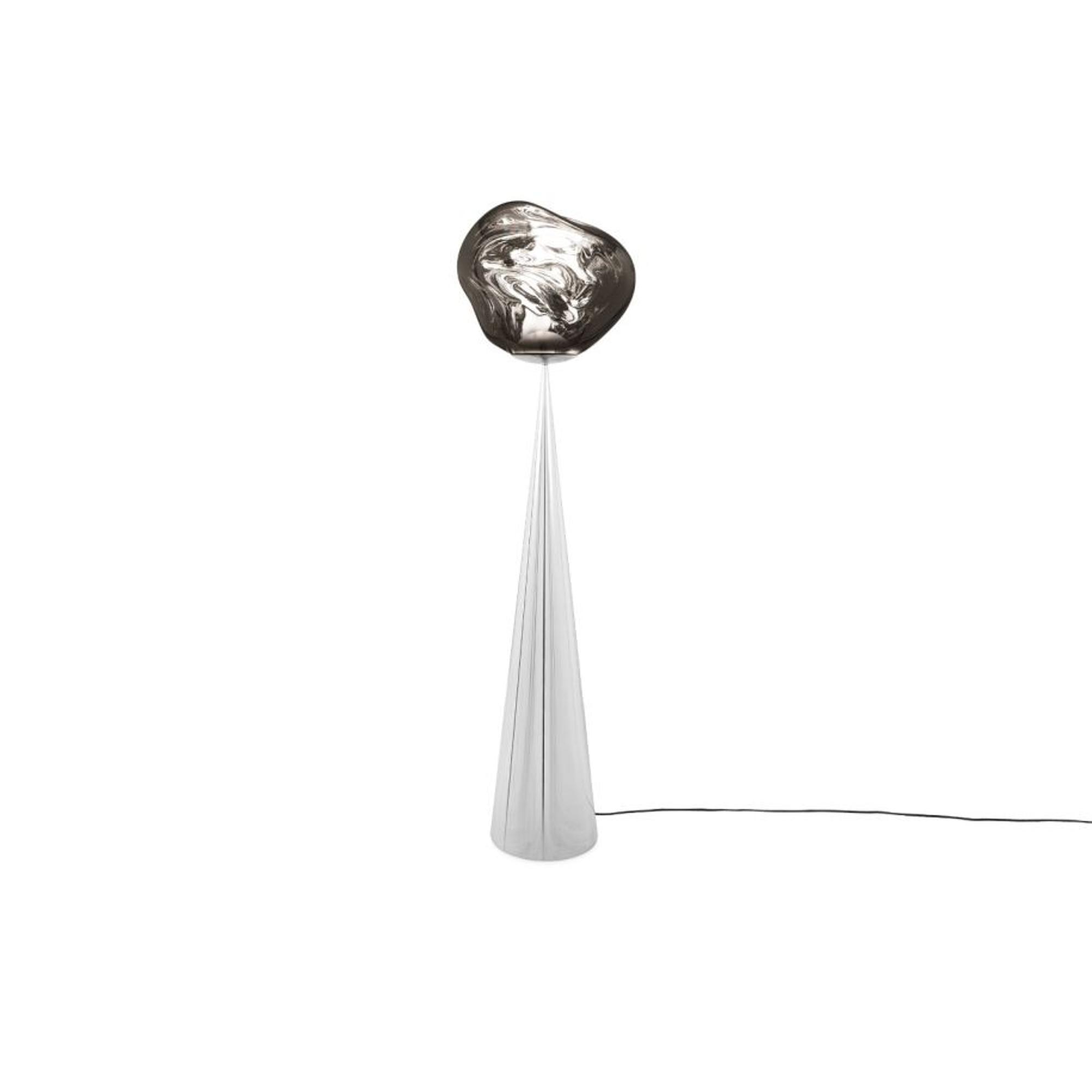 Tom Dixon Melt Cone Fat Vloerlamp Zilver