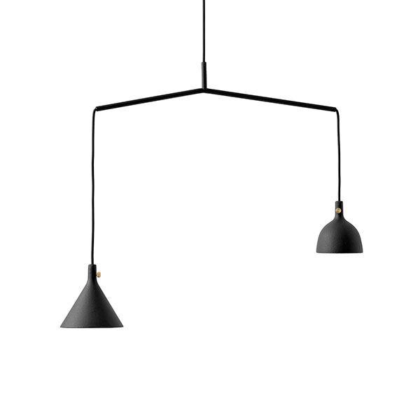 MENU Cast Shape 4 Pendant Black