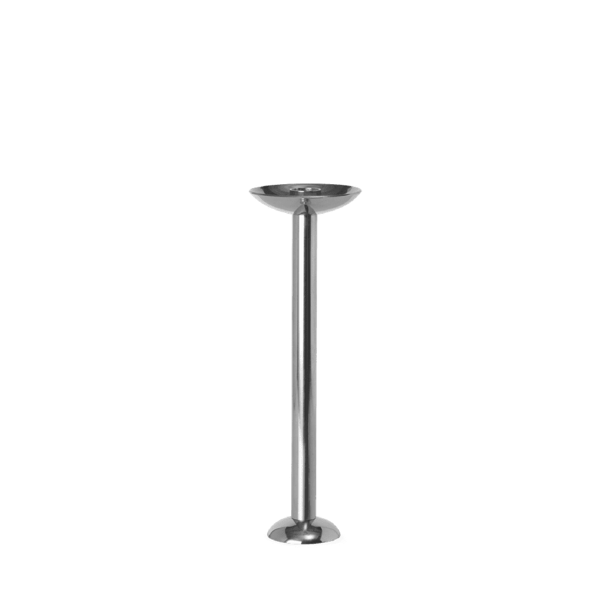 Louise Roe Metal Champagne Lysestage Høj Rustfri Stål