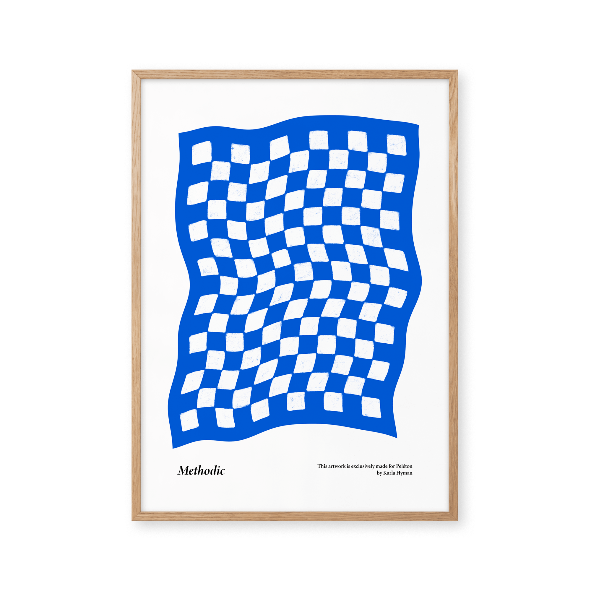 Peléton Methodic Blue 70x100 Poster