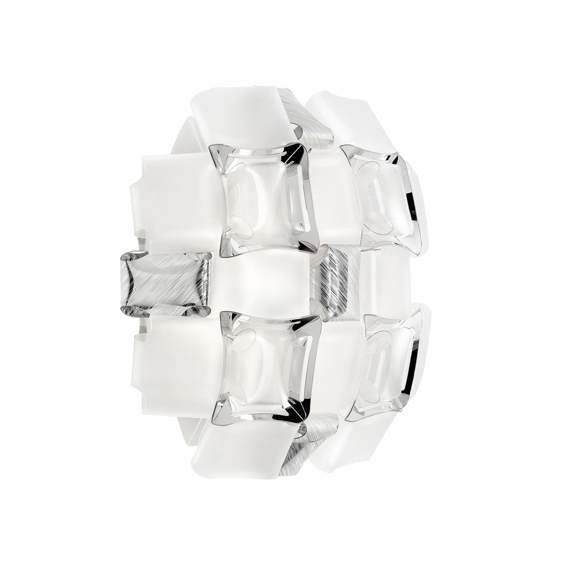 SLAMP Mida Wall Lamp White/ Silver