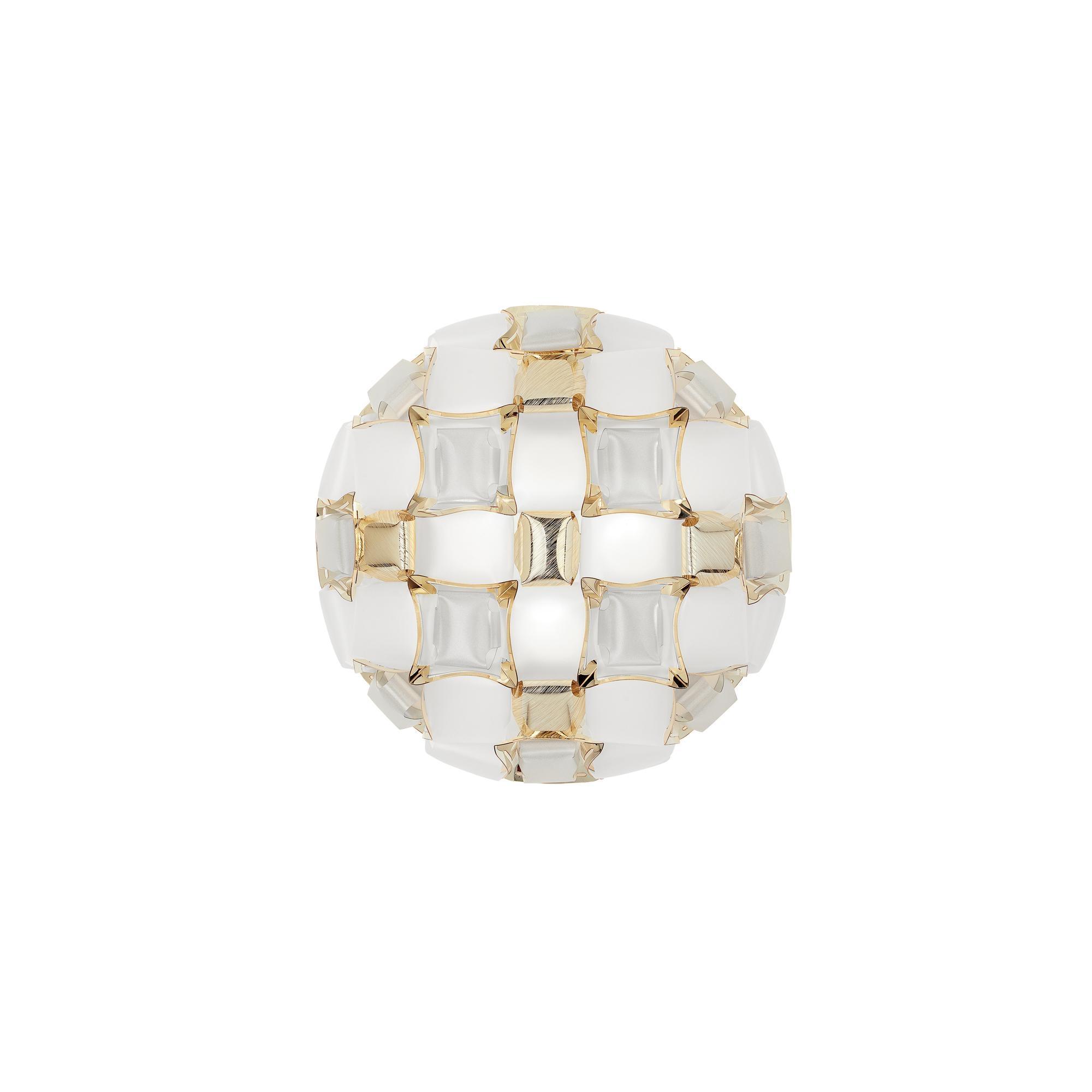 SLAMP Mida Wall/ Ceiling Light Large White/Gold