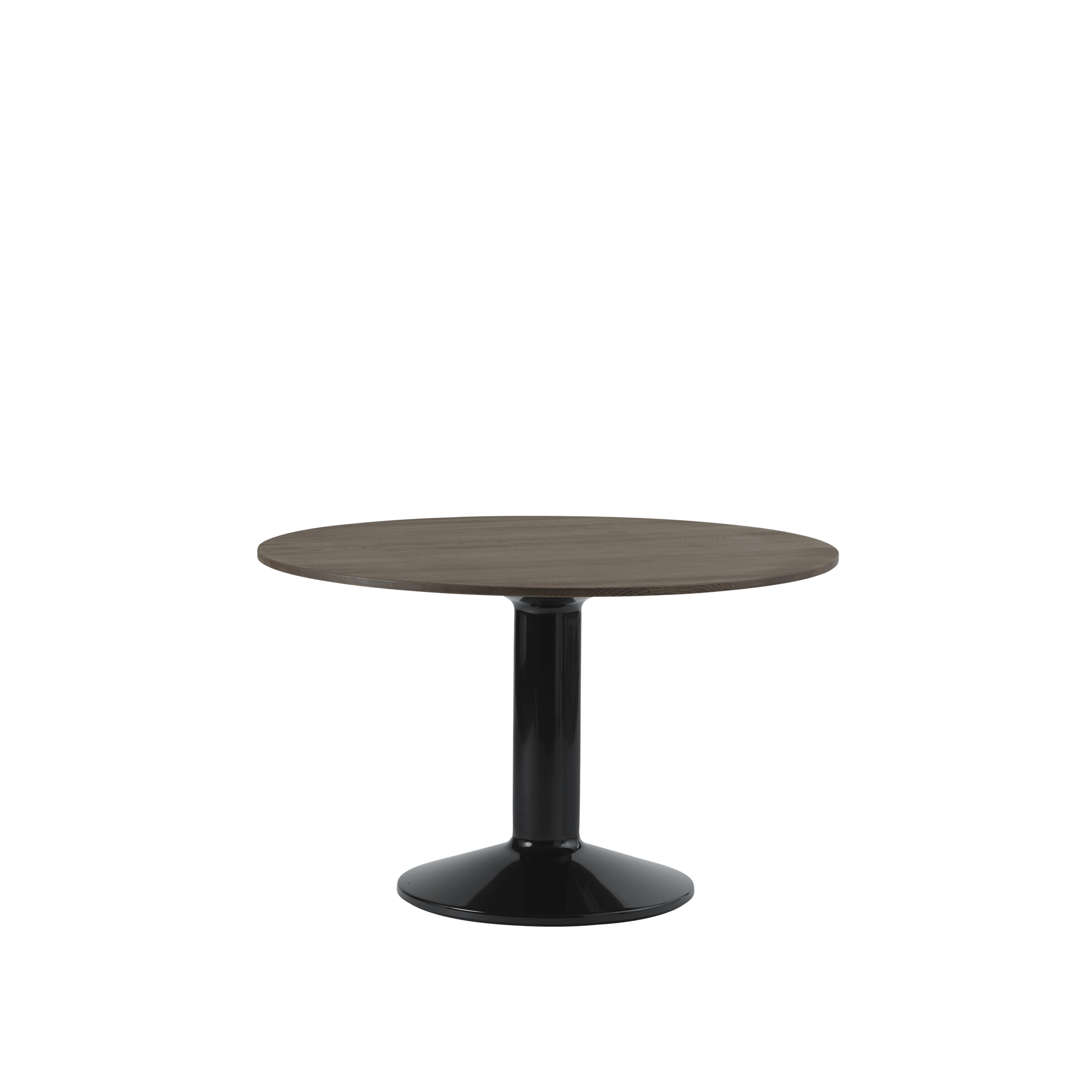 Muuto Middle Dining Table Ø120 Dark Oiled Oak/ Black