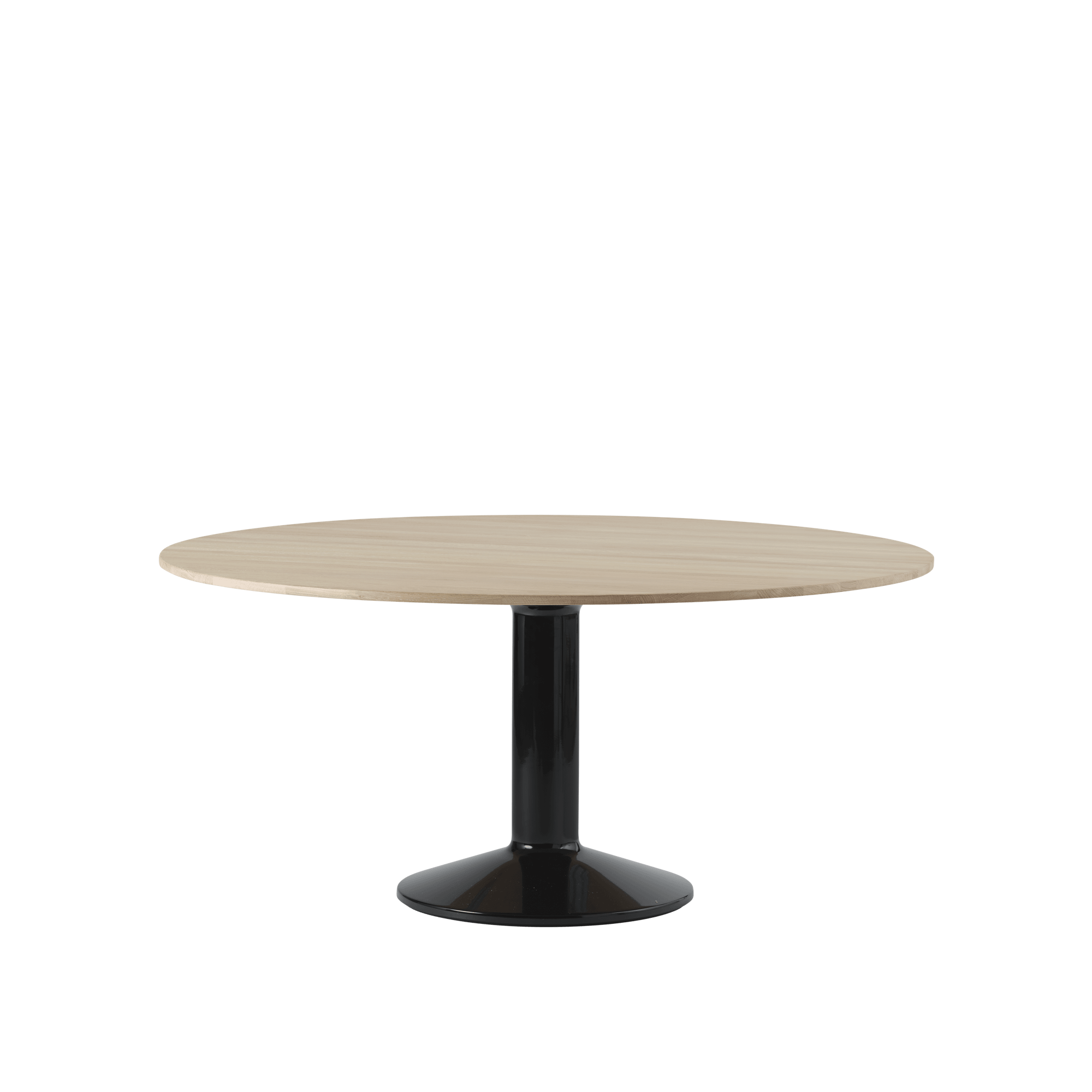 Muuto Middle Dining Table Ø160 Oiled Oak/ Black