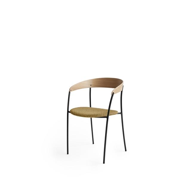 New Works Missing Spisebordsstol med Armlæn Eg/Barnum Ocher
