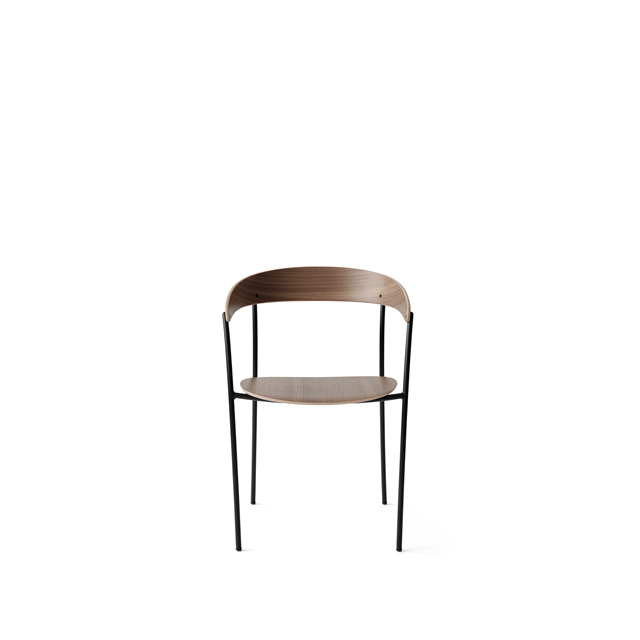 6: New Works Missing Spisebordsstol med Armlæn Valnød