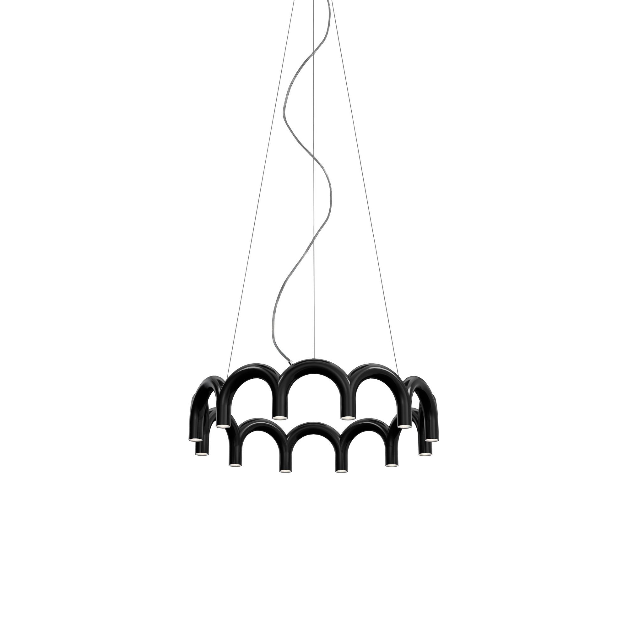 Oblure Arch Circle 98 Pendant Black