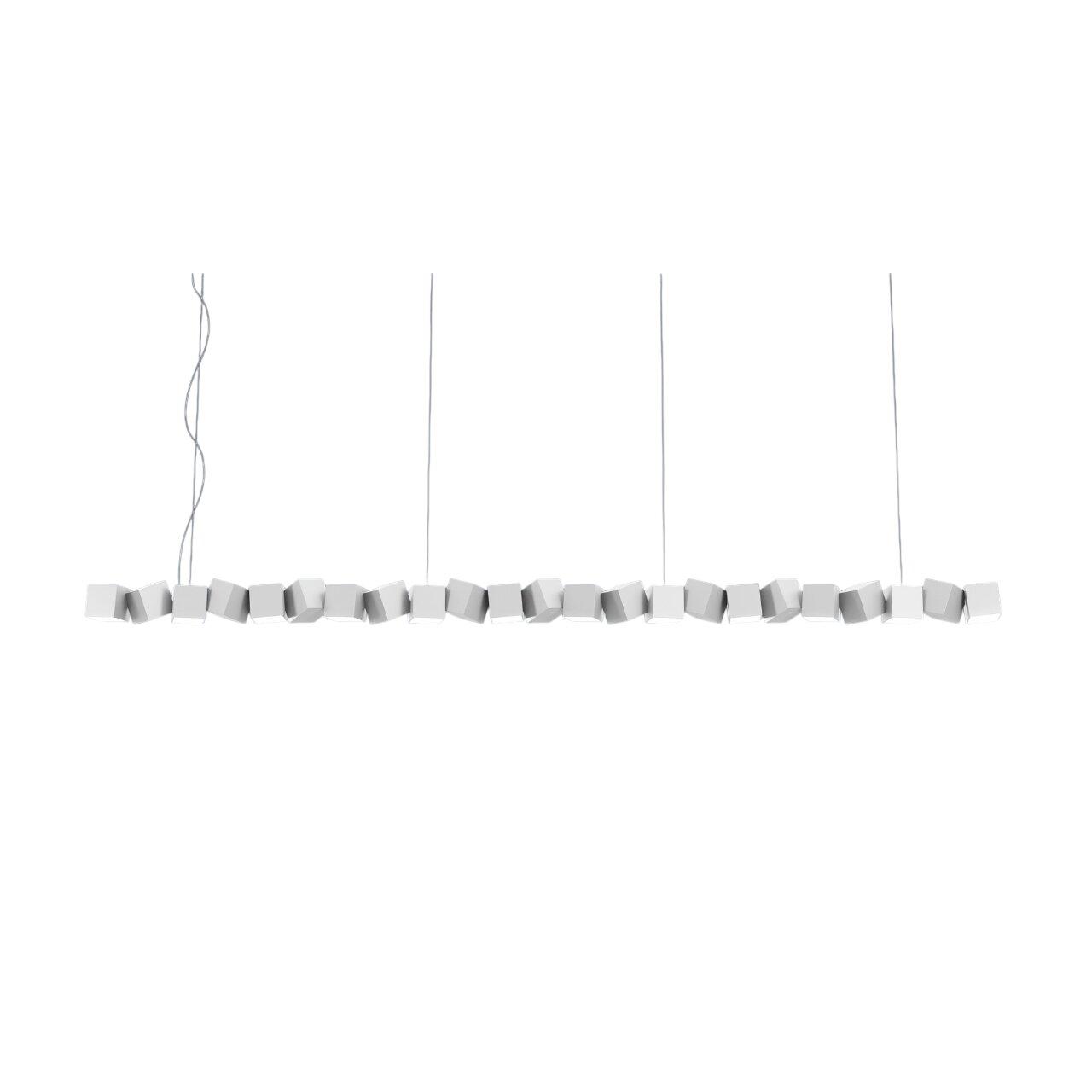 Lampadario Oblure Blockchain 23 Bianco