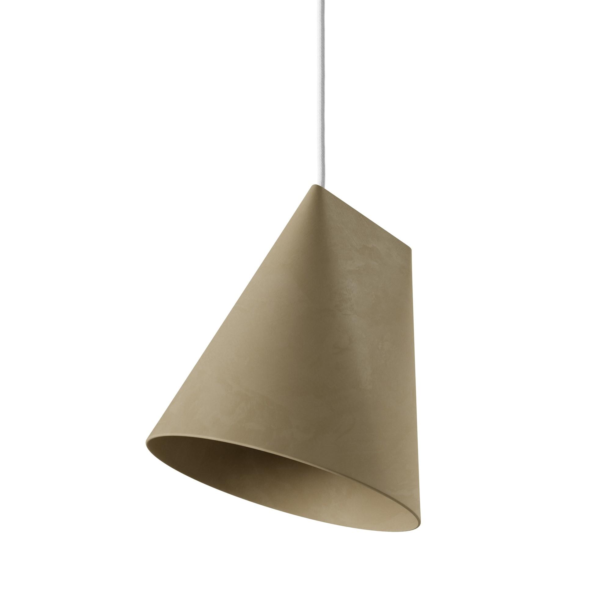 MOEBE Ceramic Pendant Olive Wide