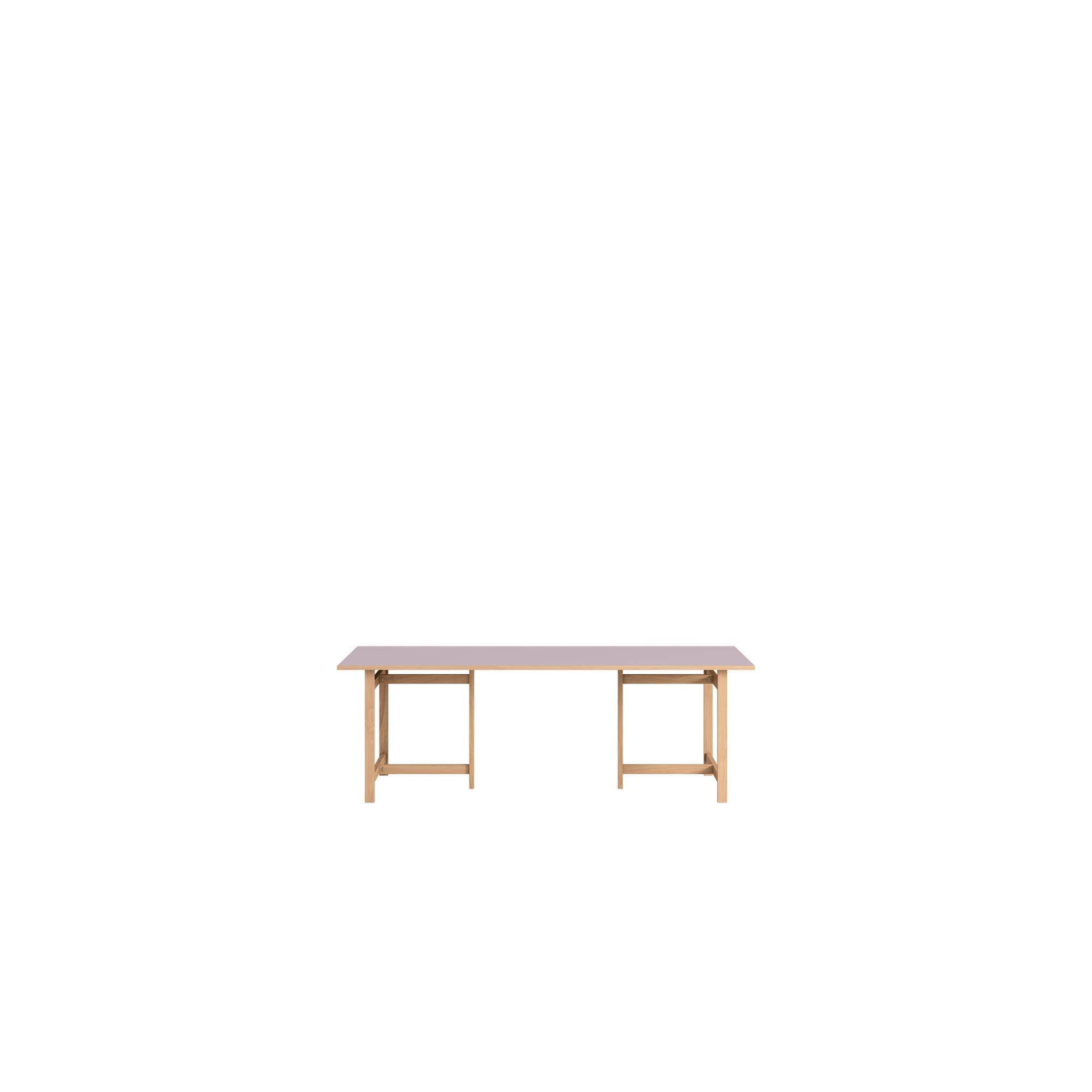 Table à Manger Rectangulaire MOEBE 220x90 Lilas Doux