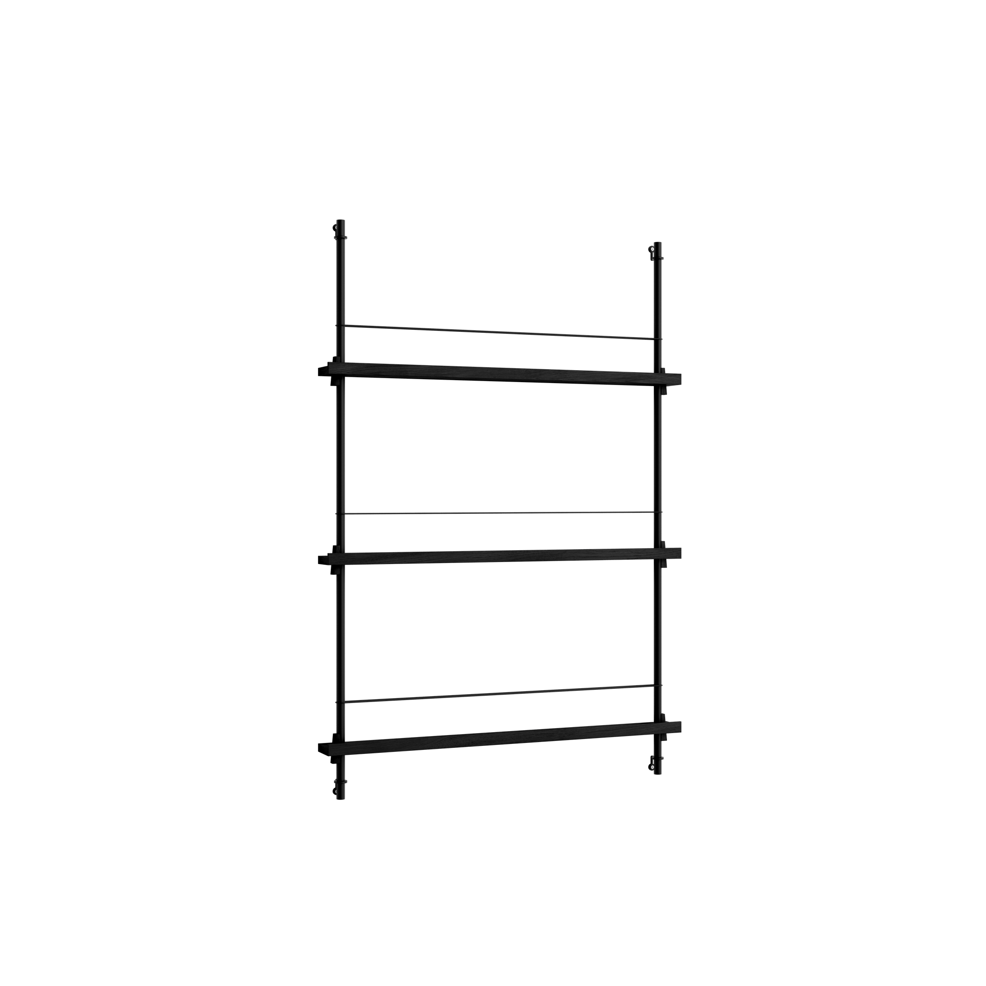 Moebe Magazine Shelving MS.115.1 Black