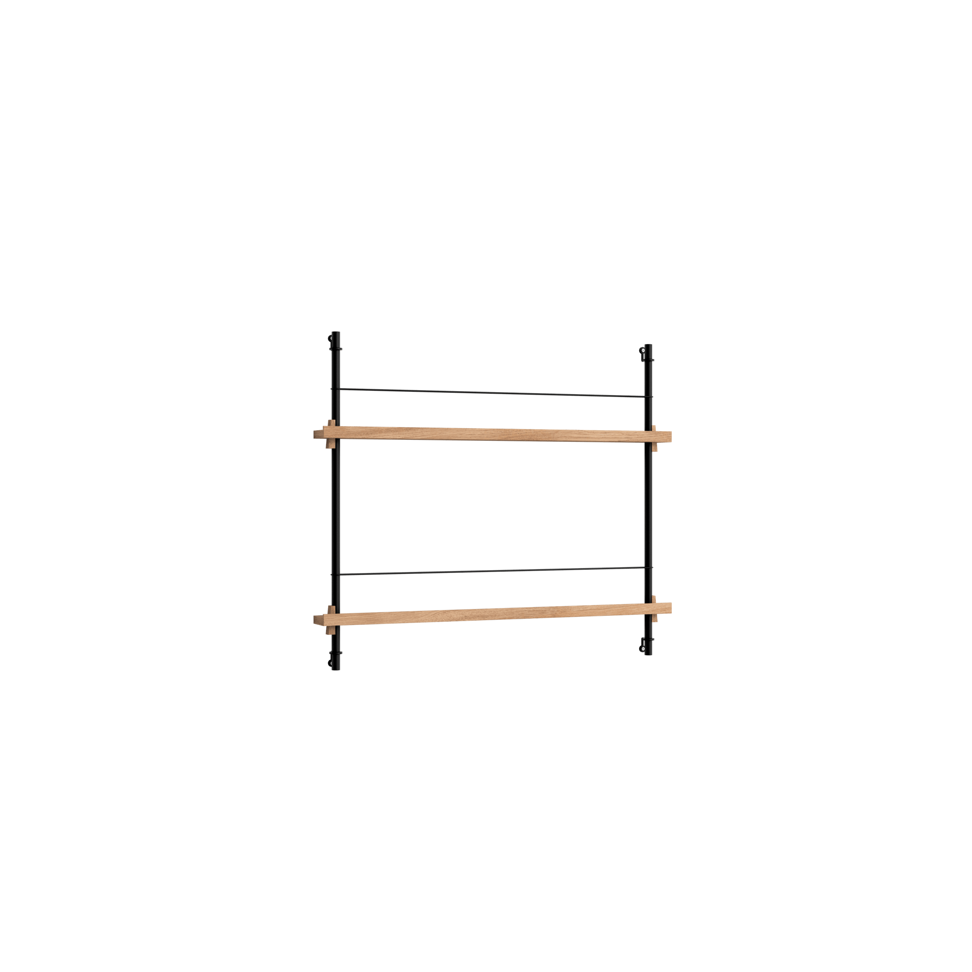 Scaffale Per Riviste Moebe MS.65.1 Rovere/ Nero