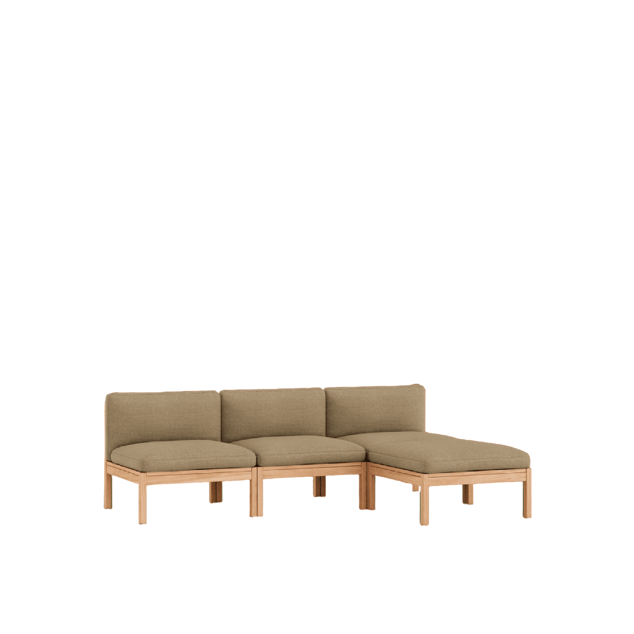 MOEBE Modular 3-Personers Sofa Med Chaiselong Autum 221