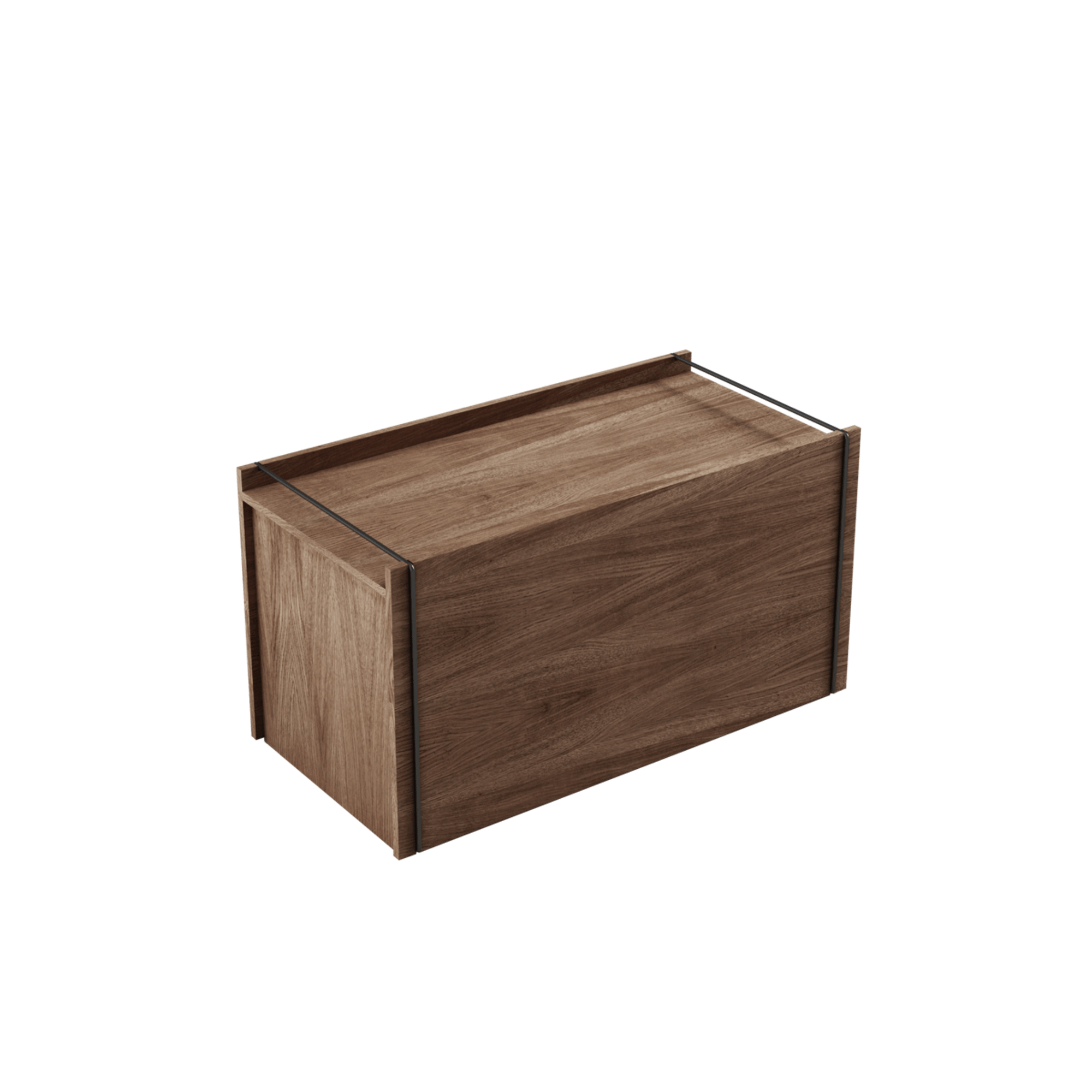 Moebe Storage Box Smoked Oak/ Black